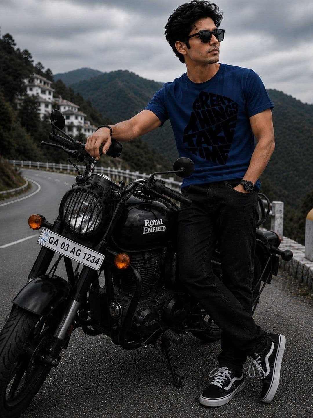 Y TULSI Men Typography Printed T-shirt - view 1