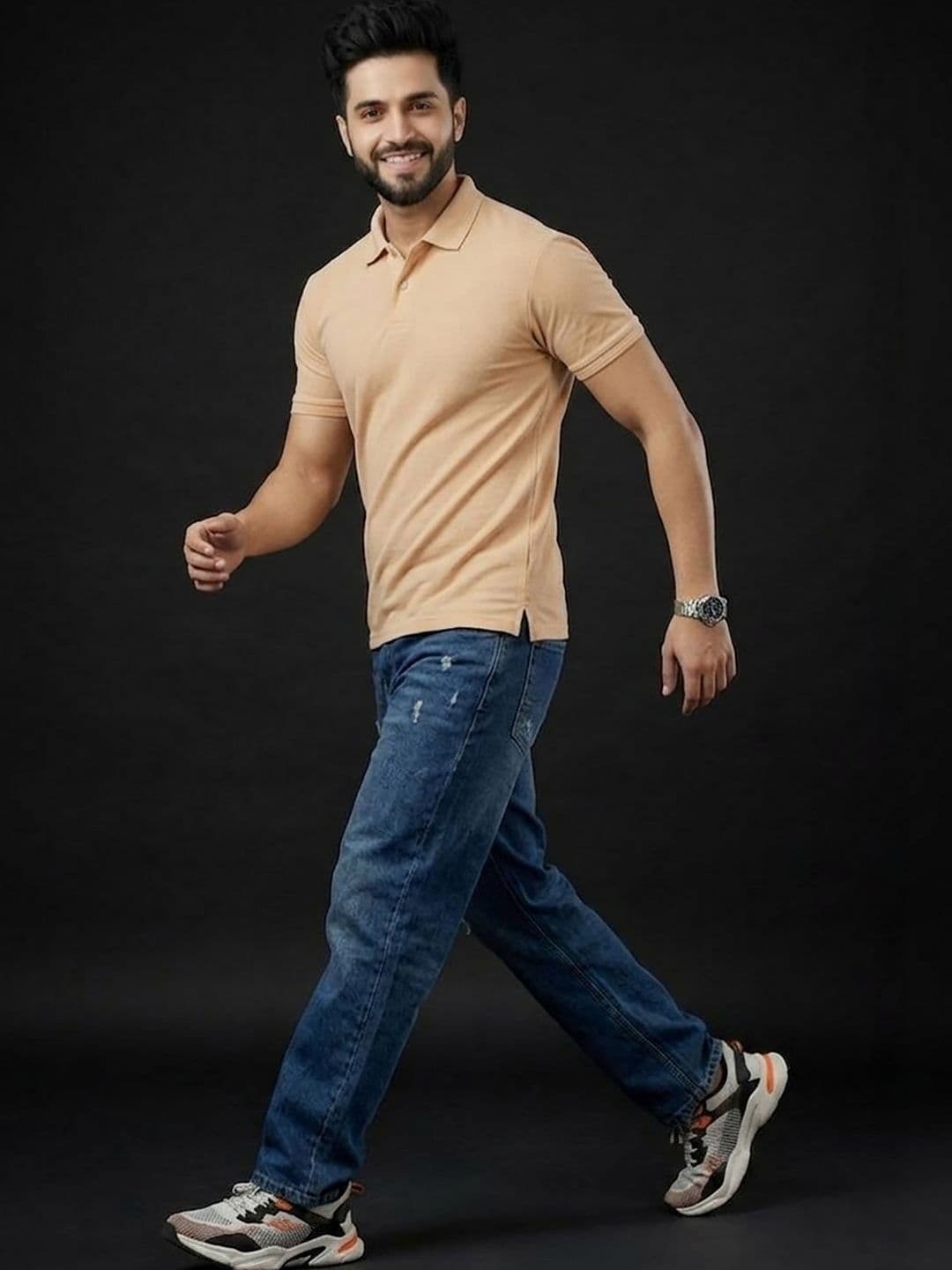 Mast & Harbour Polo Collar Short Sleeves T-shirt - view 1