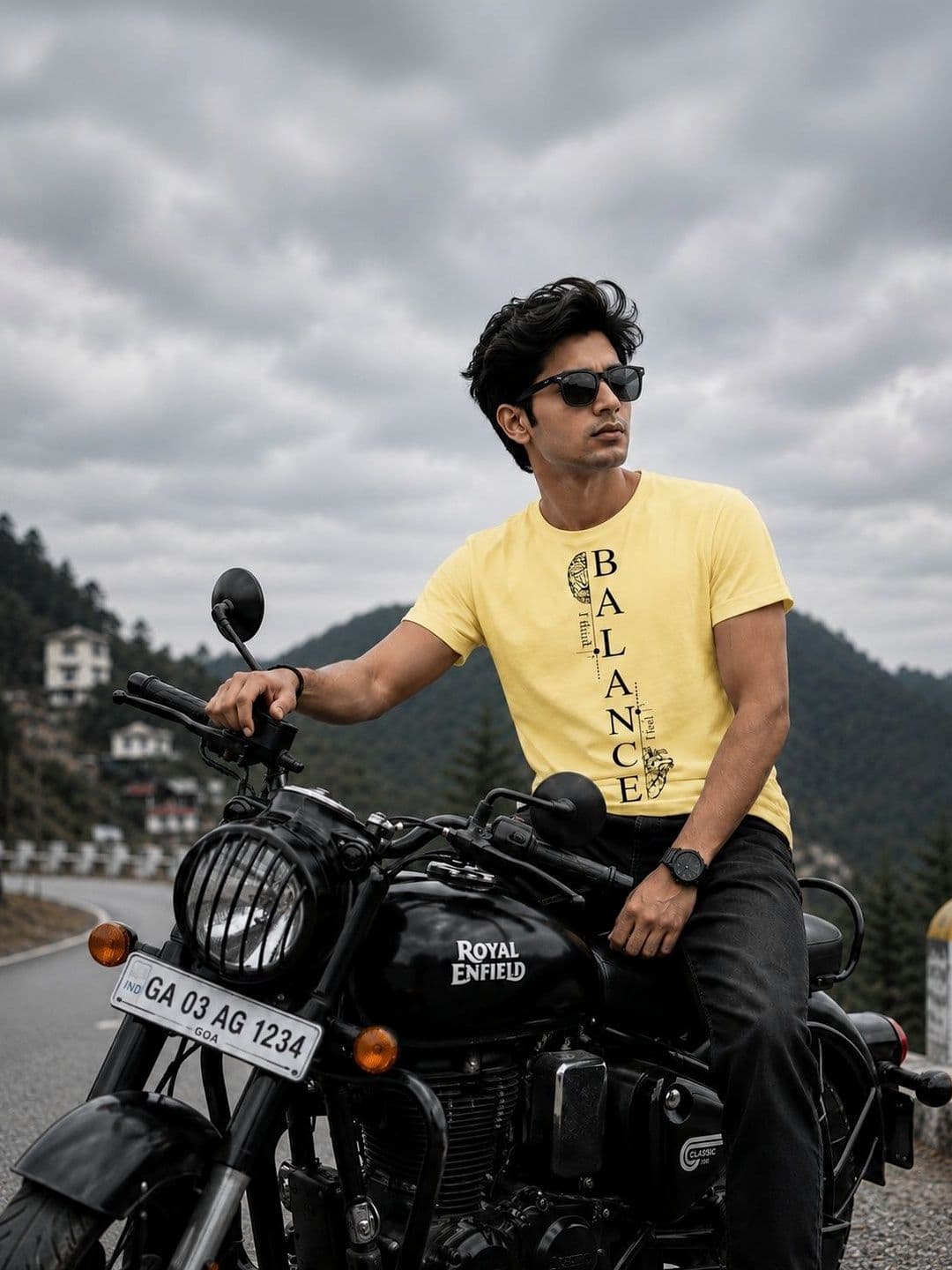 Y TULSI Men Typography Printed T-shirt - view 1