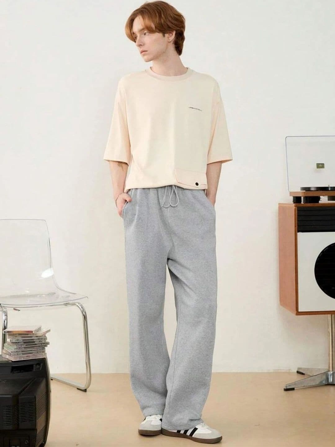 Netclick Men Loose Fit High-Rise Trousers - view 1
