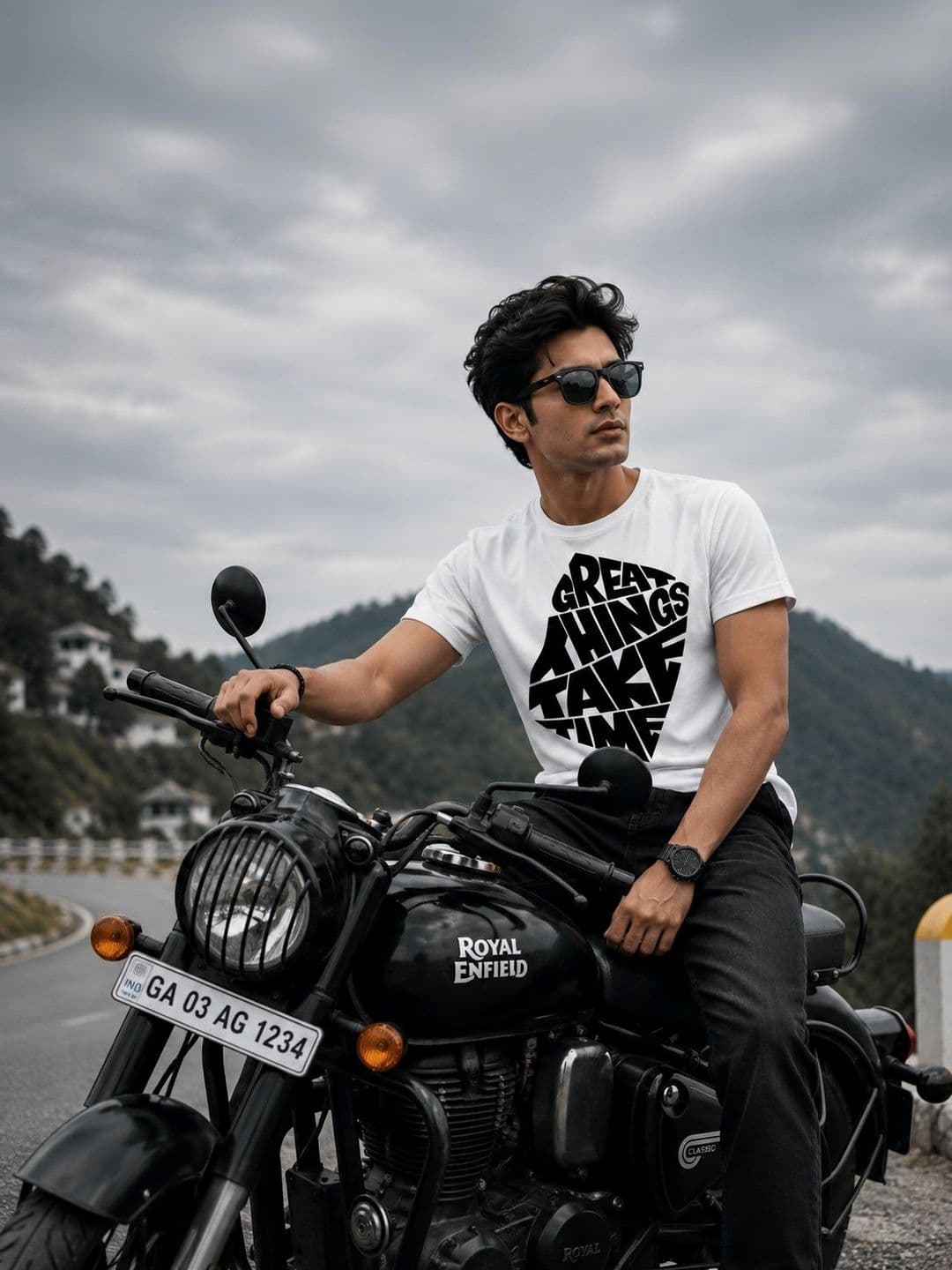 Y TULSI Men Typography Printed T-shirt - view 1