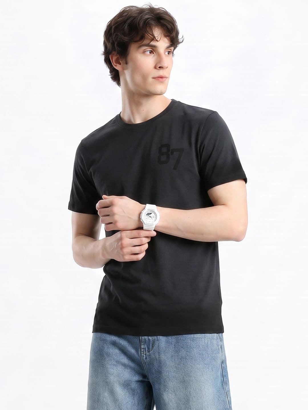 Aeropostale Brand Logo Printed Pure Cotton T-Shirt - view 1