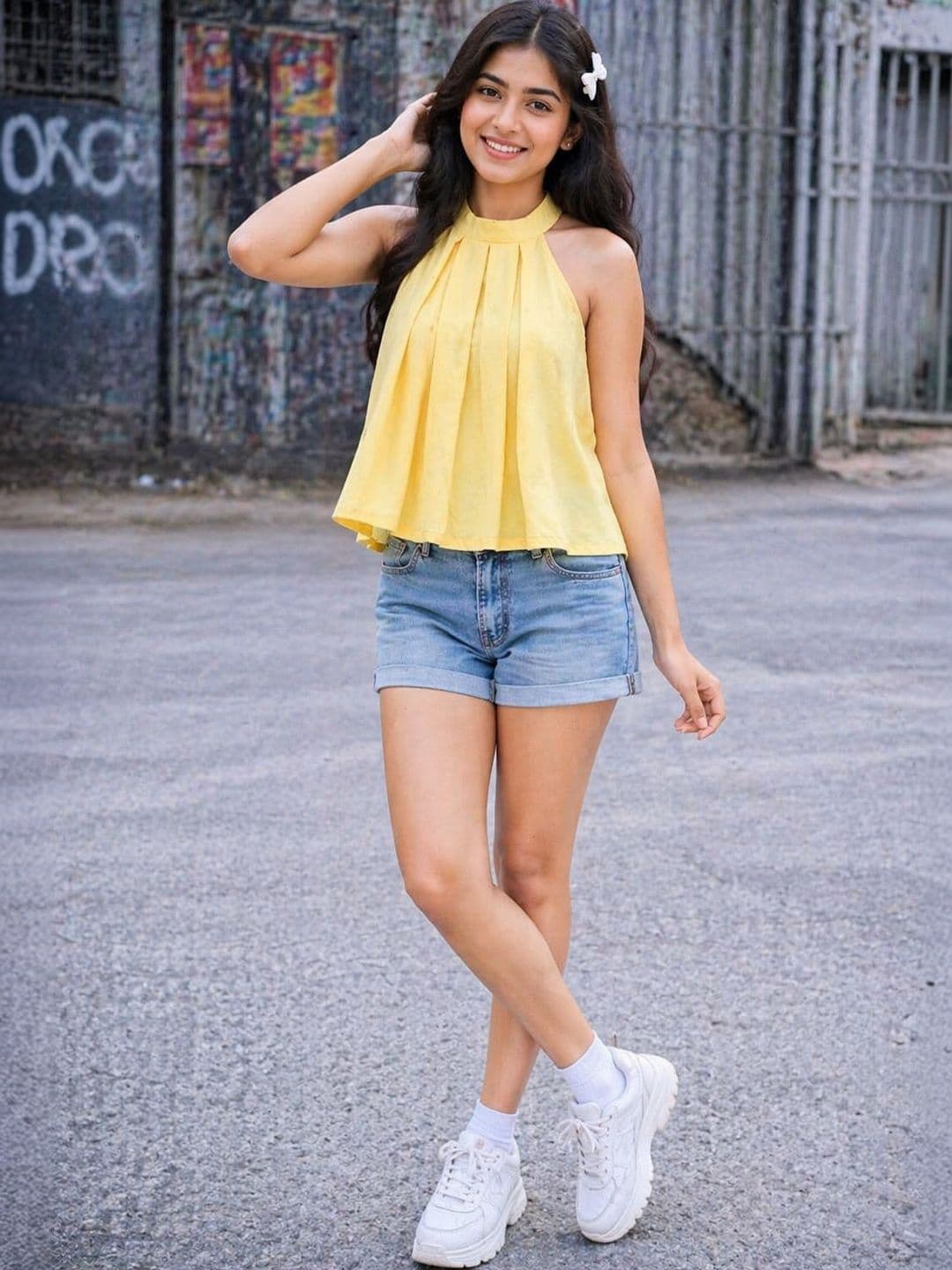 Myshka Girls Linen Tops - view 1