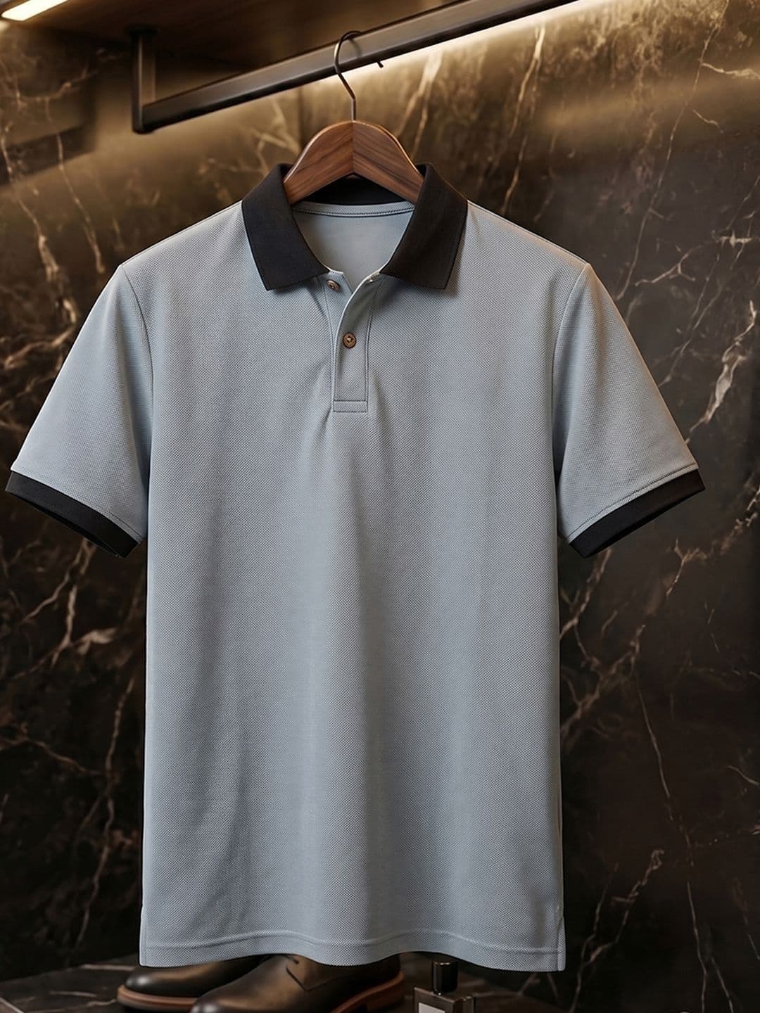 Mast & Harbour Polo Collar Short Sleeves T-shirt - view 1