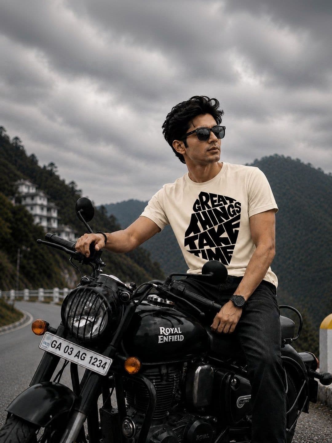 Y TULSI Men Typography Printed T-shirt - view 1
