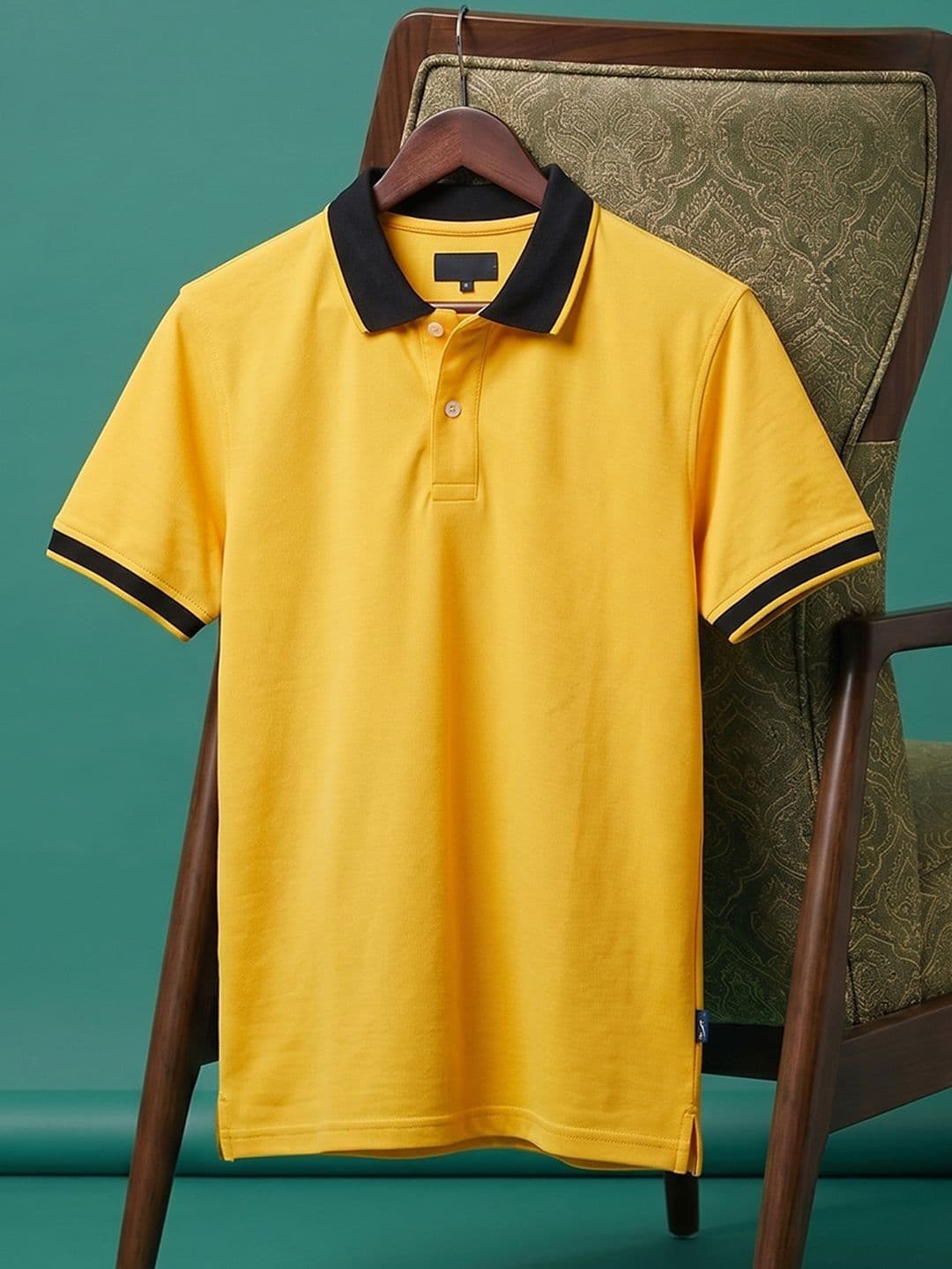 Mast & Harbour Men Polo Collar Pockets T-shirt - view 1