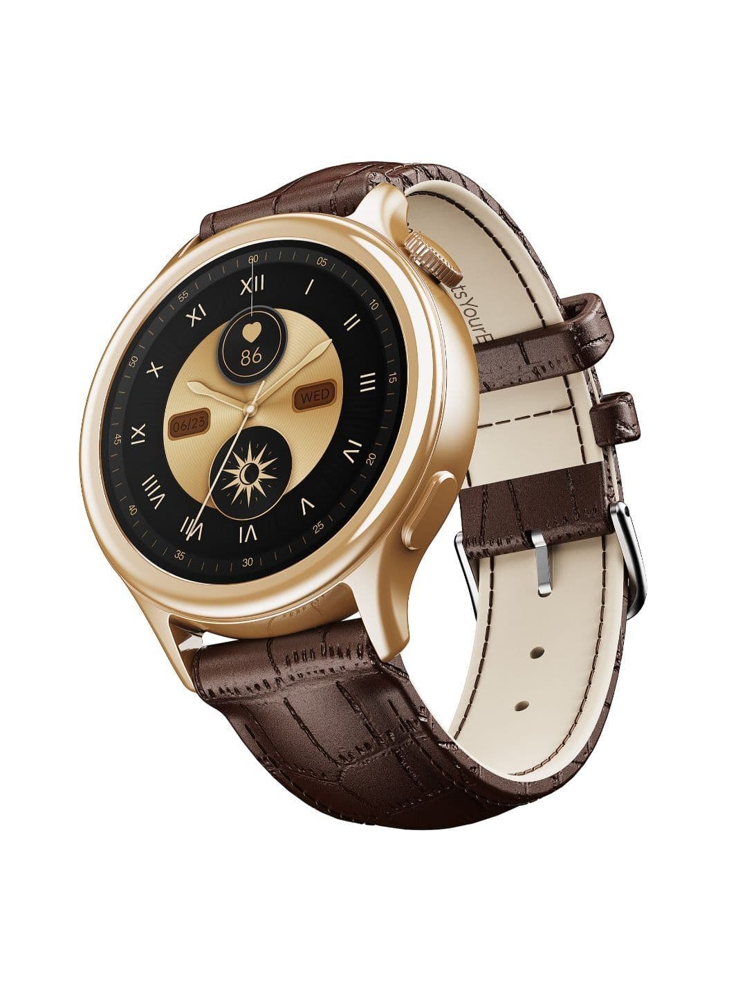 boAt Unisex Dial & Leather Straps Digital Multi Function Watch Enigma Daze Brown Leather - view 1