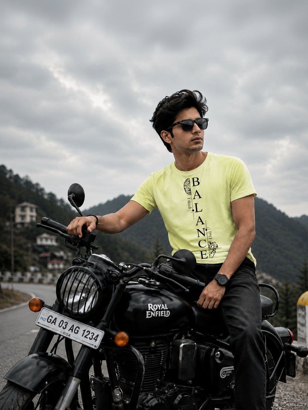 Y TULSI Men Typography Printed T-shirt - view 1