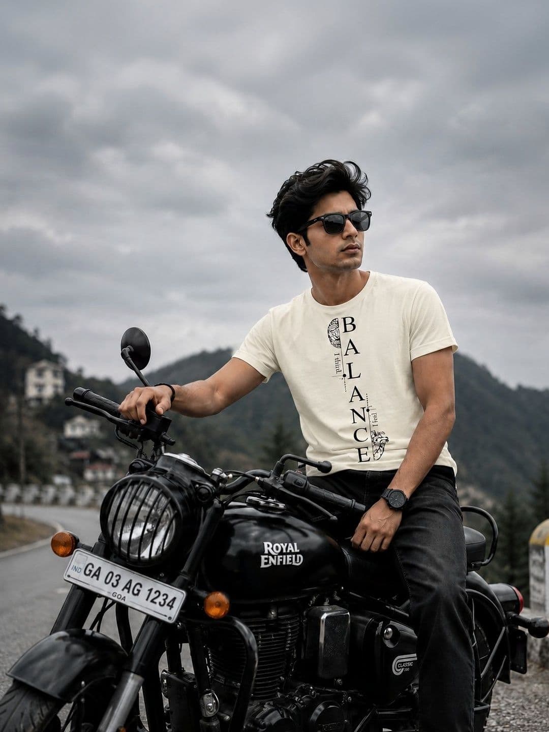 Y TULSI Men Typography Printed T-shirt - view 1
