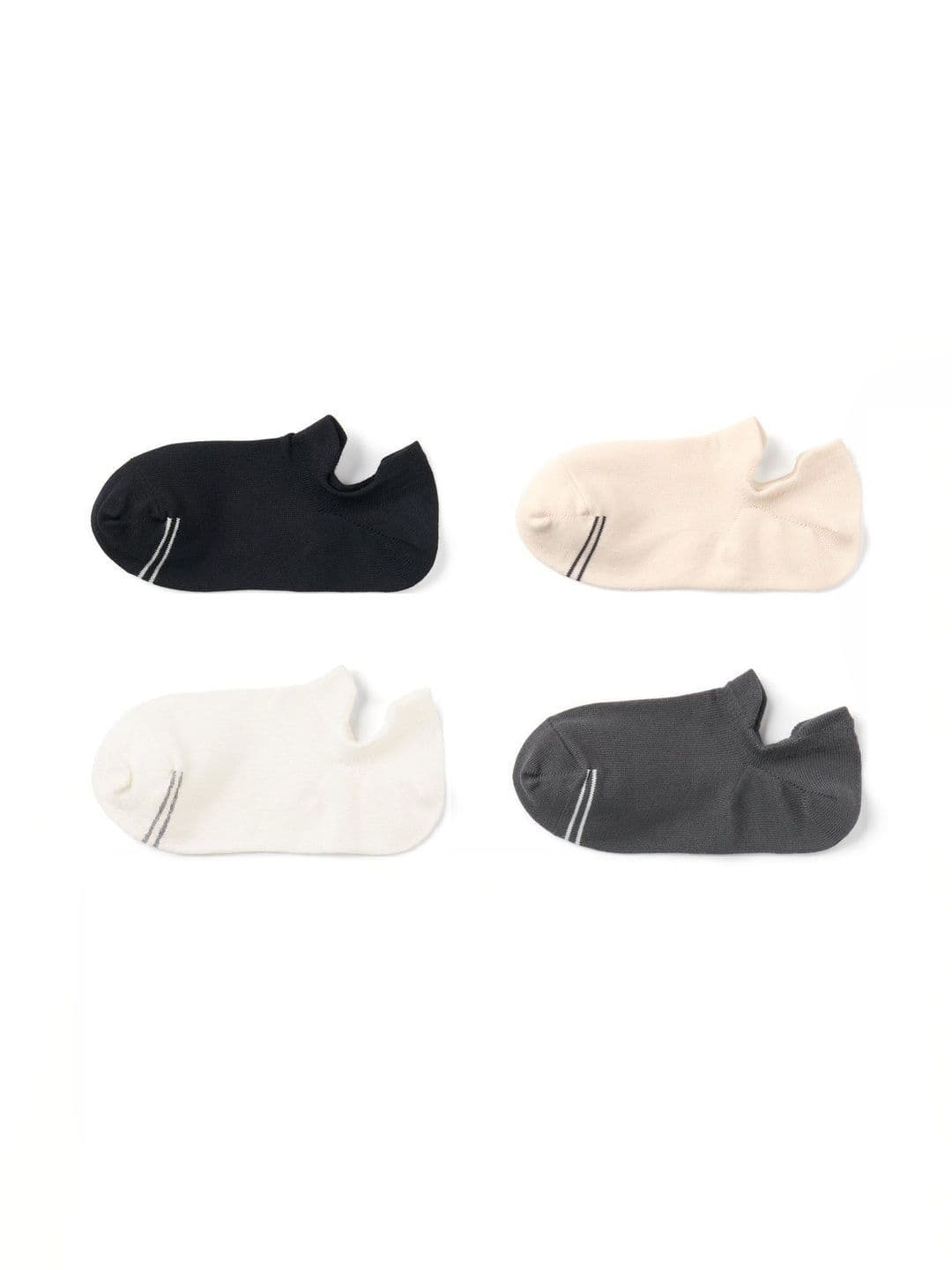 akeet trend Men Pack of 4 Cotton Assorted Patterned Shoe Liners Socks - view 1