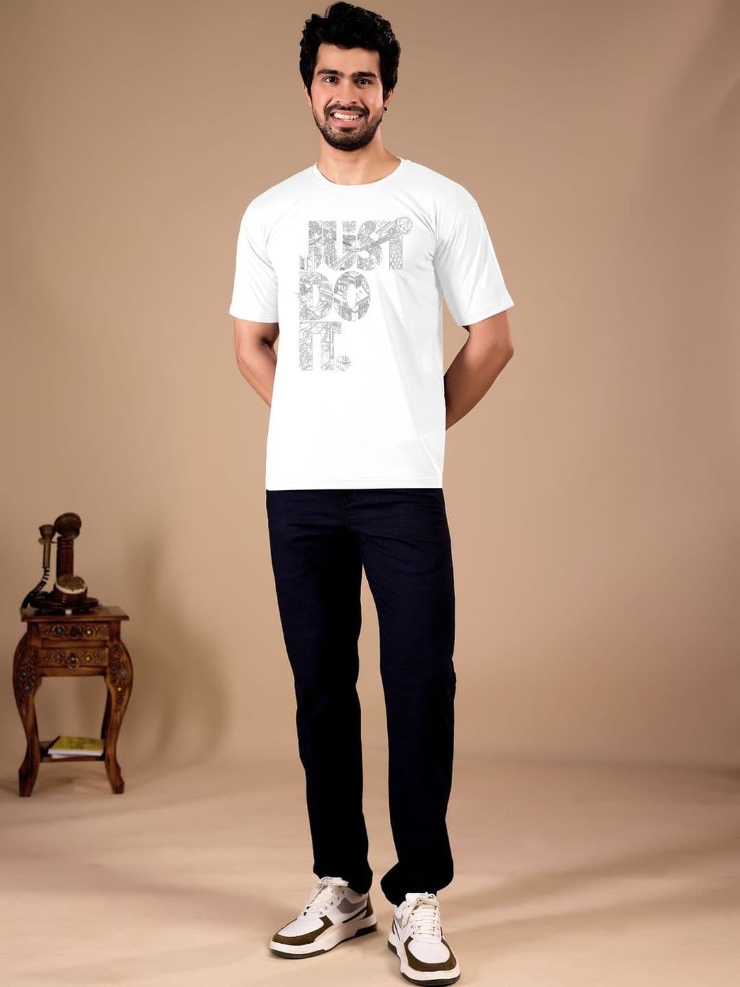 BAESD Men Typography Printed T-shirt - view 1