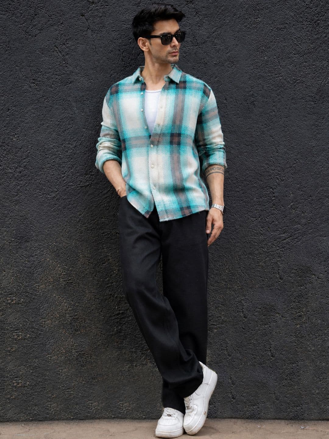 Powerlook Men Checked Casual Shirt - view 1