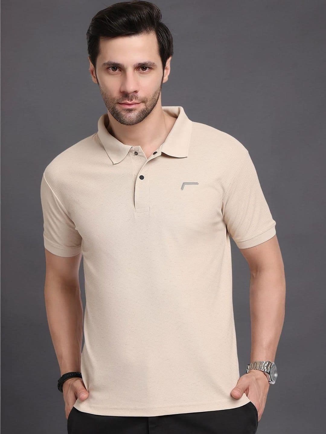 HERE&NOW Men Polo Collar T-shirt - view 1