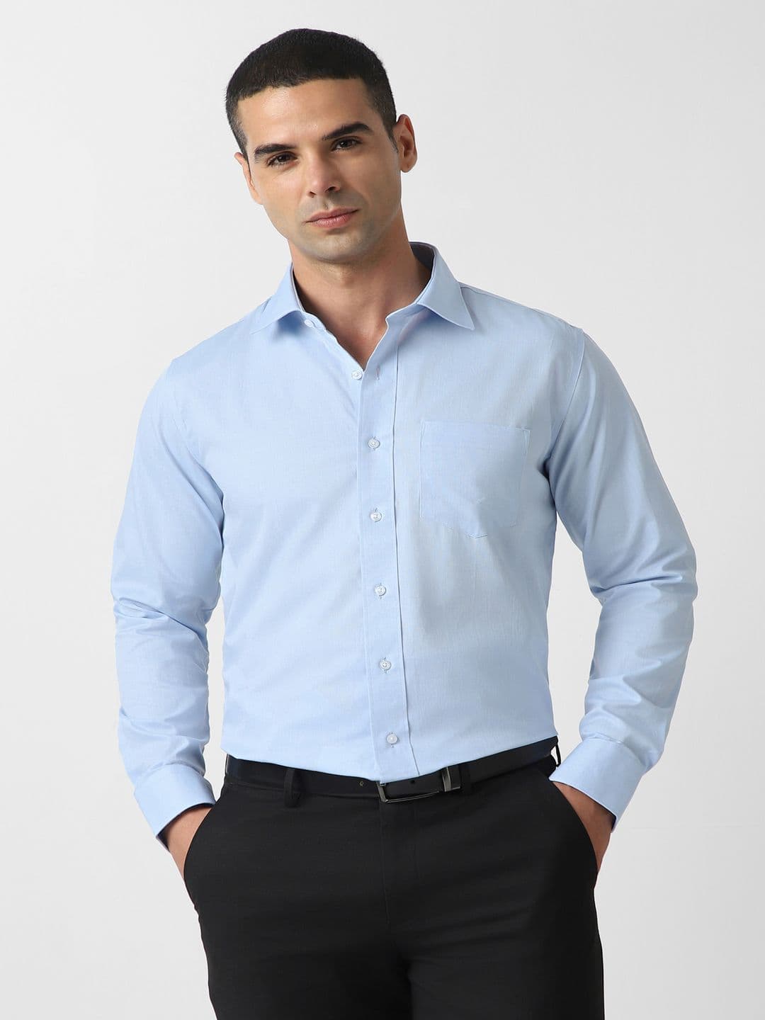 Van Heusen Spread Collar Pure Cotton Formal Shirt - view 1