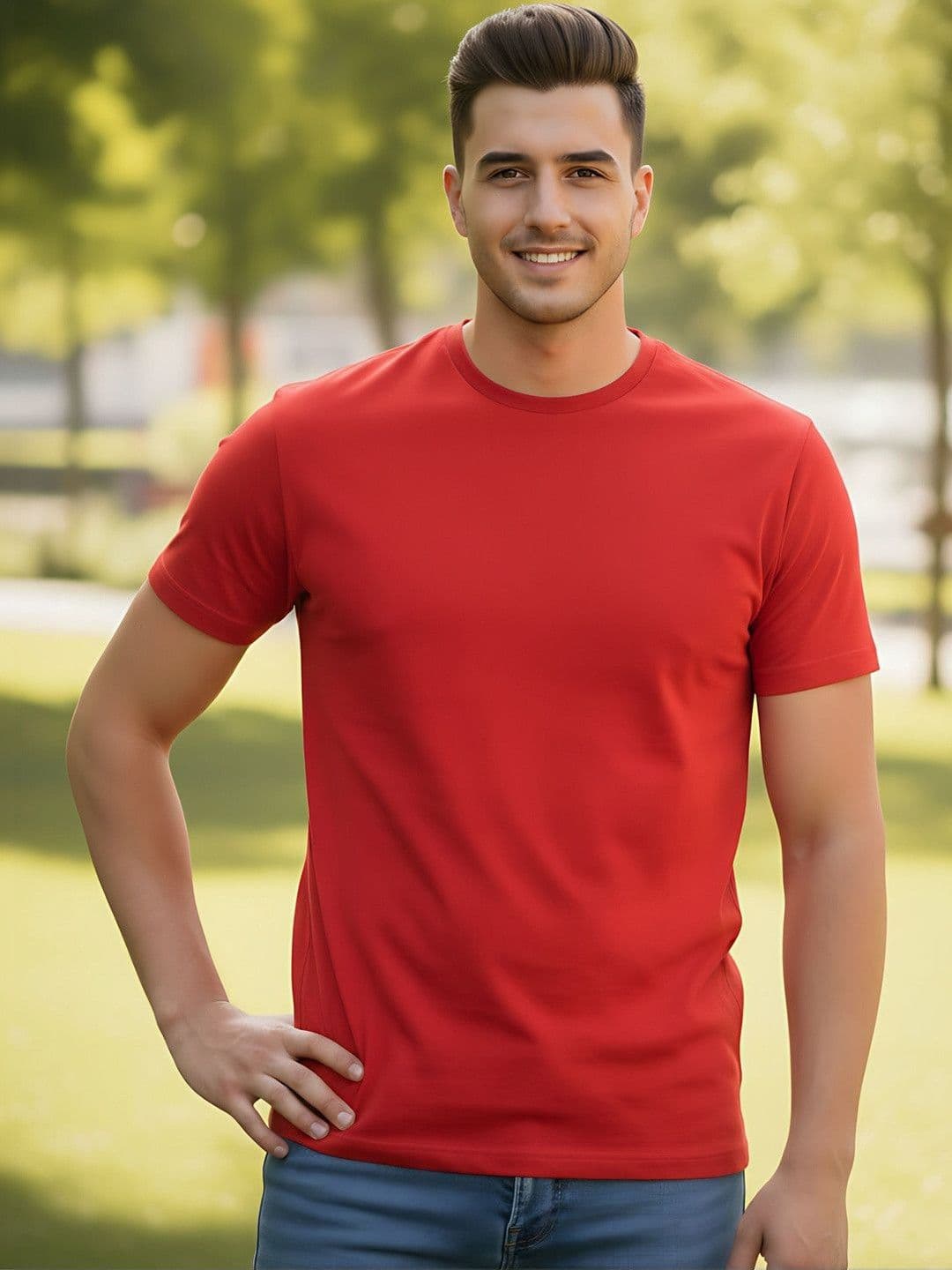 SYMBLANCE Men Typography Printed T-shirt - view 1
