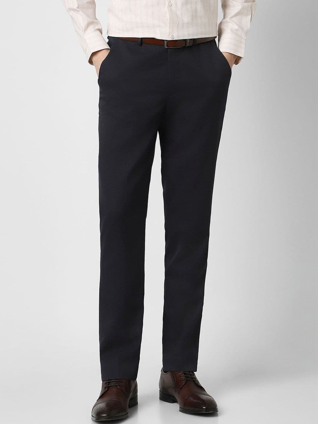 Peter England Men Slim Fit Trousers - view 1