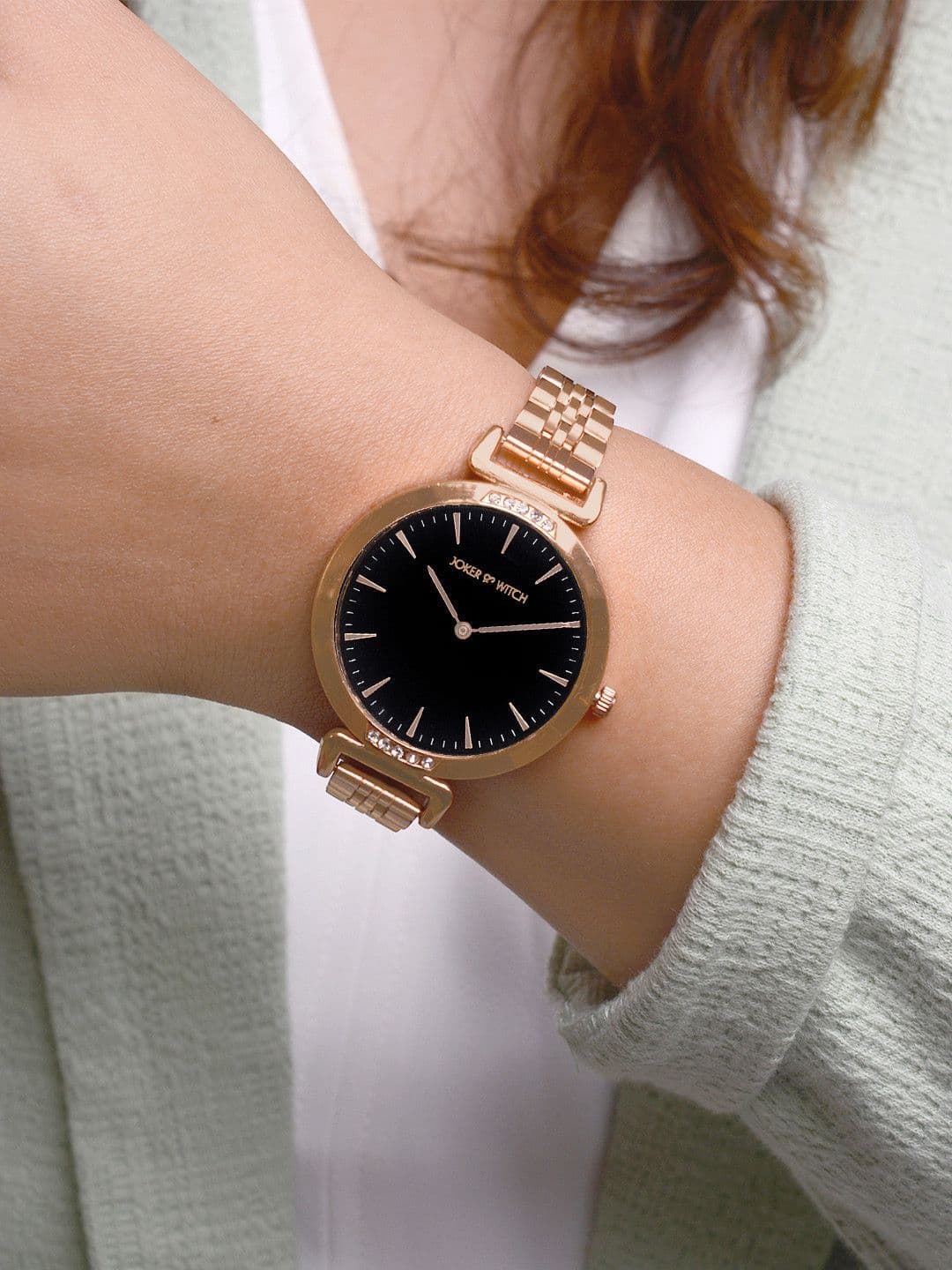 JOKER & WITCH Women Black Analogue Watch - view 1
