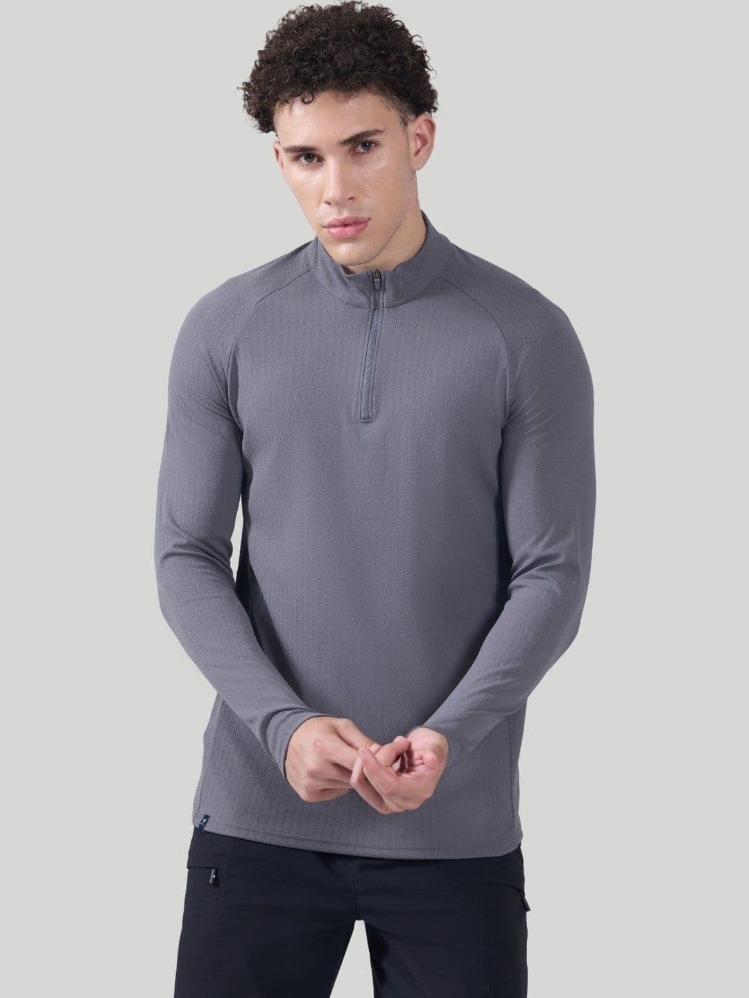 Technosport Men High Neck Slim Fit T-shirt - view 1