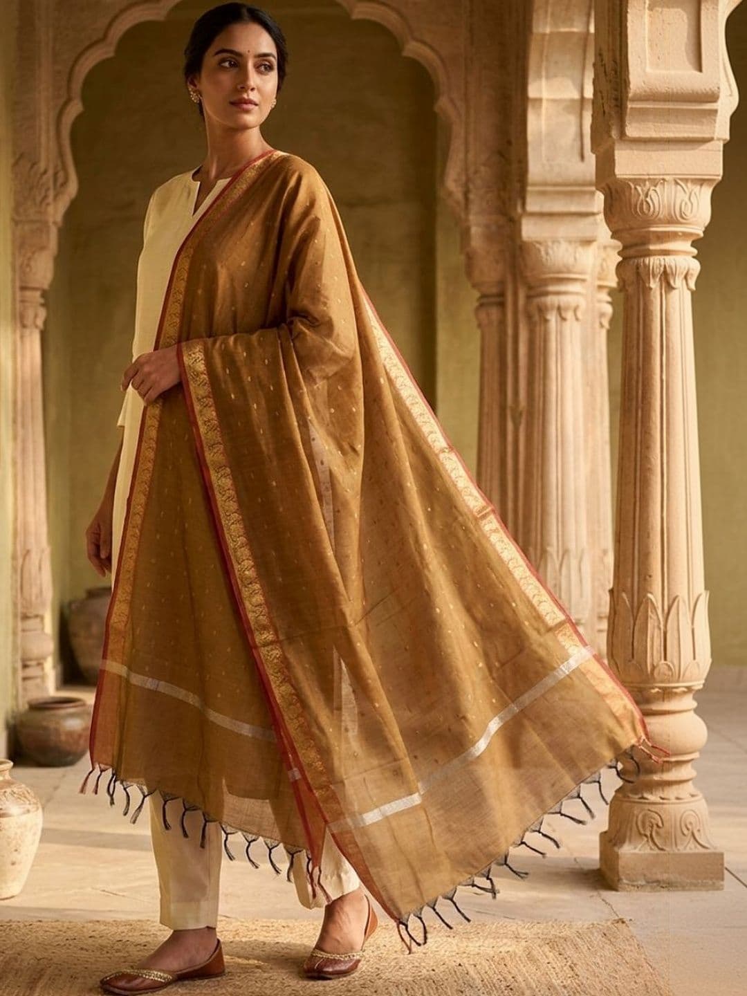 Dupatta Bazaar Woven Design Dupatta - view 1