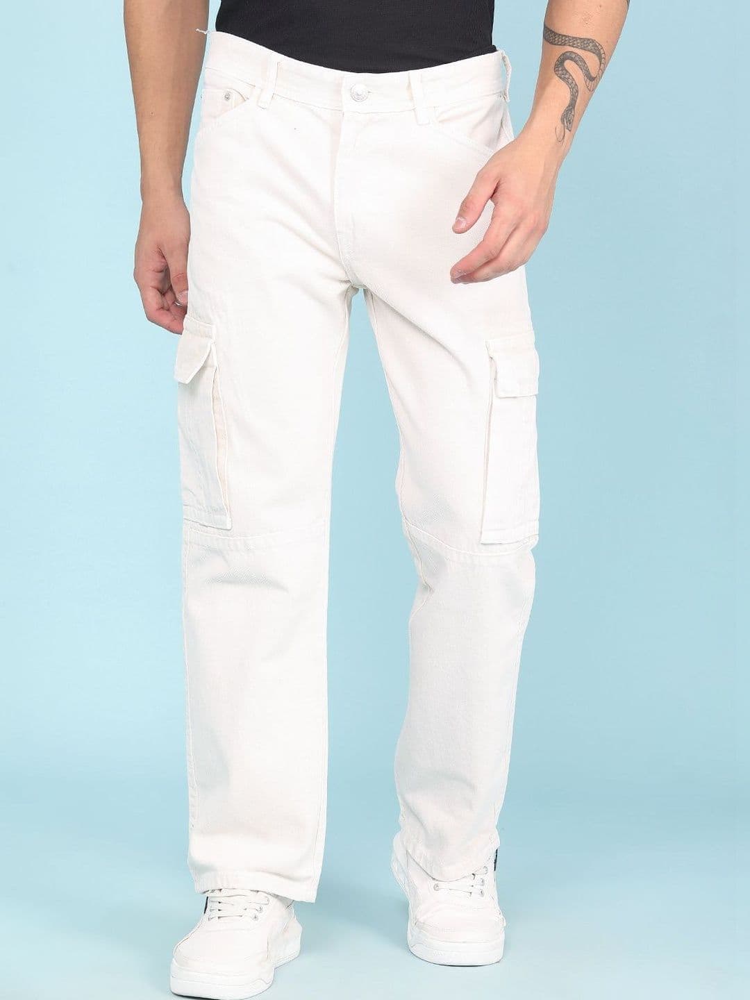 V-Mart Men Regular Fit Mid-Rise Stretchable Jeans - view 1