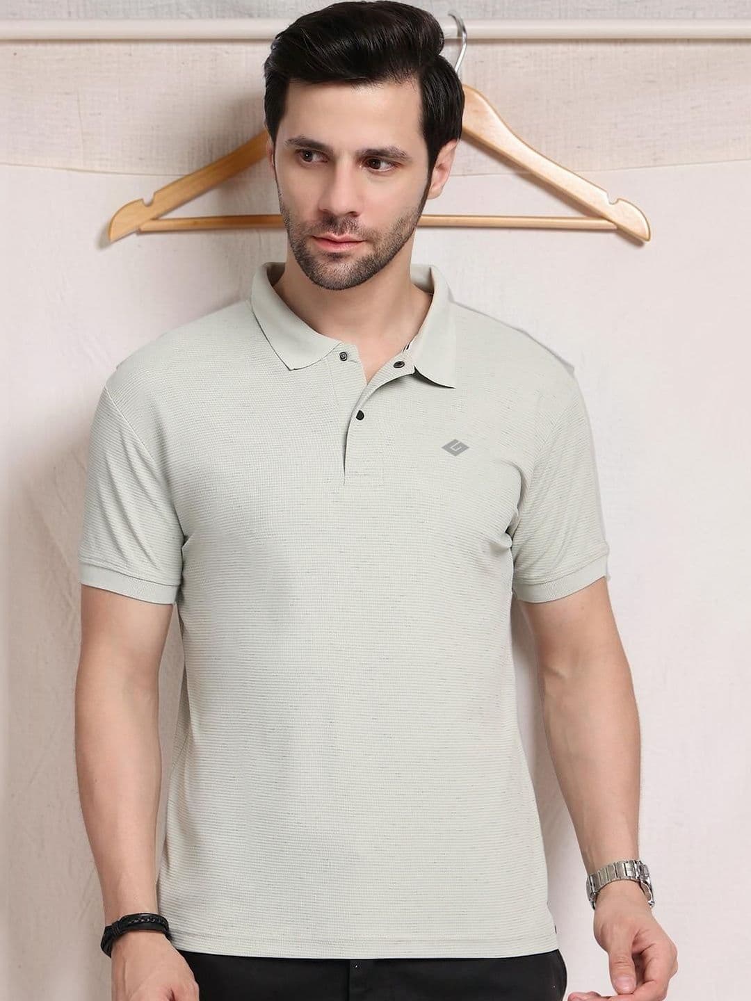 HERE&NOW Men Polo Collar T-shirt - view 1