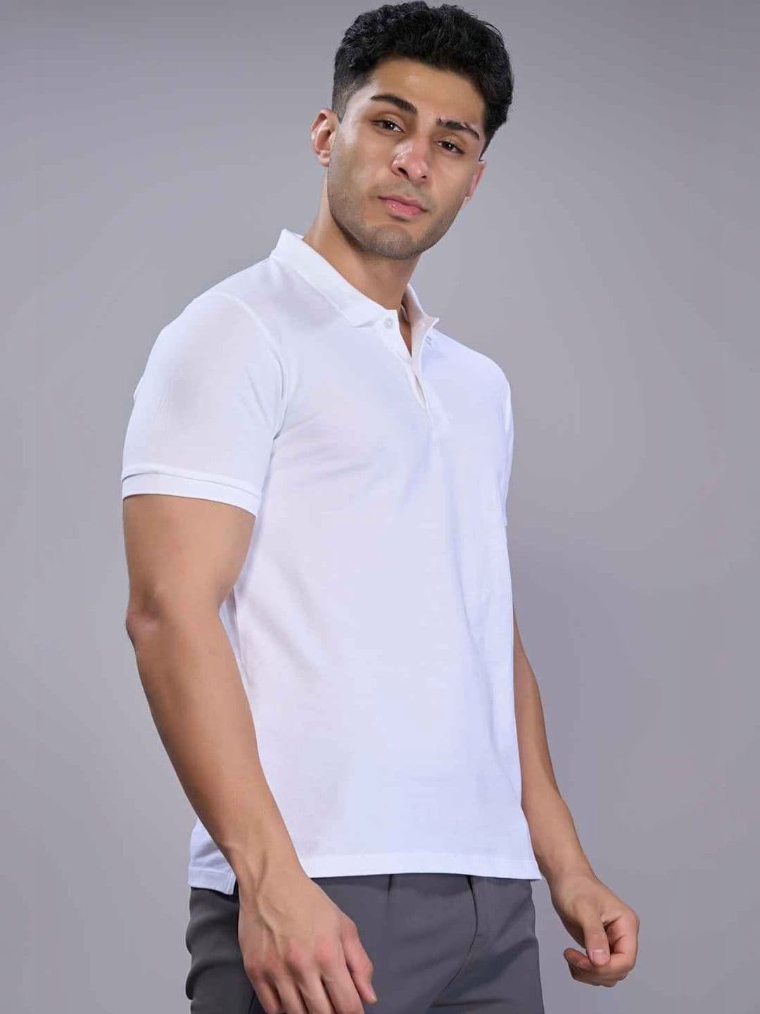 MAXZONE Men Polo Collar T-shirt - view 1