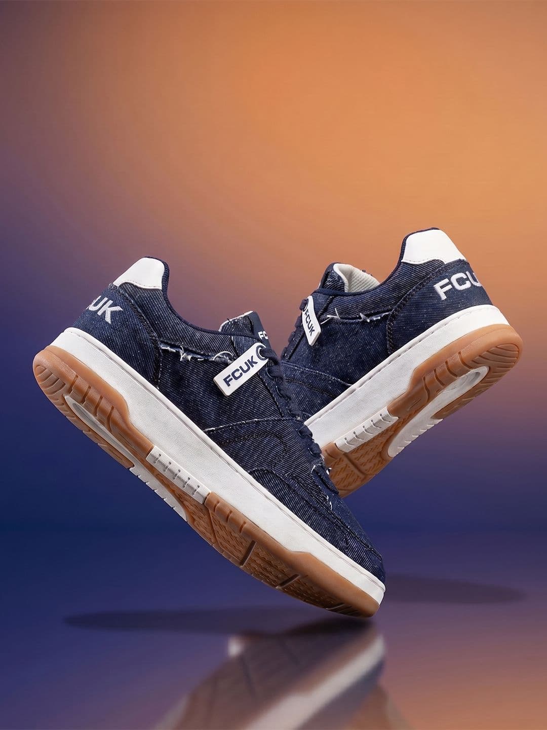 FCUK Men Textured Casual Sneakers - view 1
