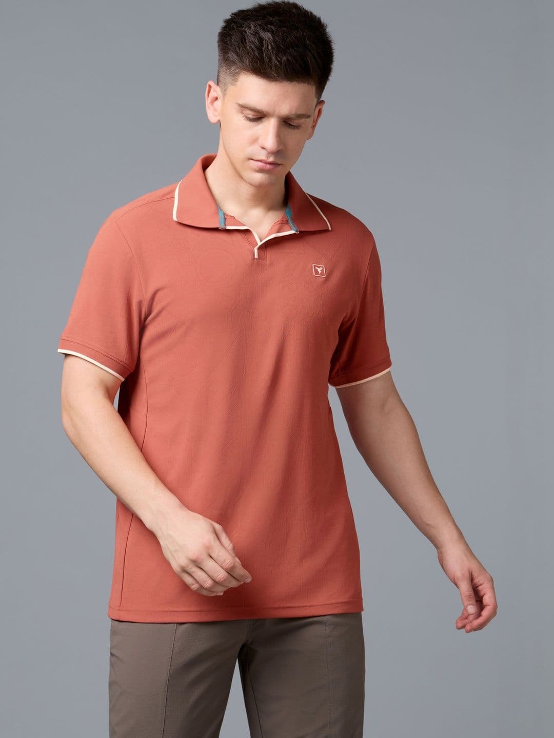 Technosport Men Polo Collar T-shirt - view 1