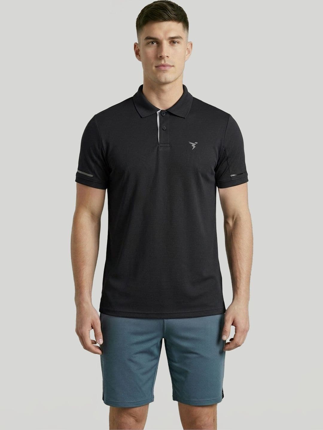 Technosport Men Polo Collar Slim Fit T-shirt - view 1