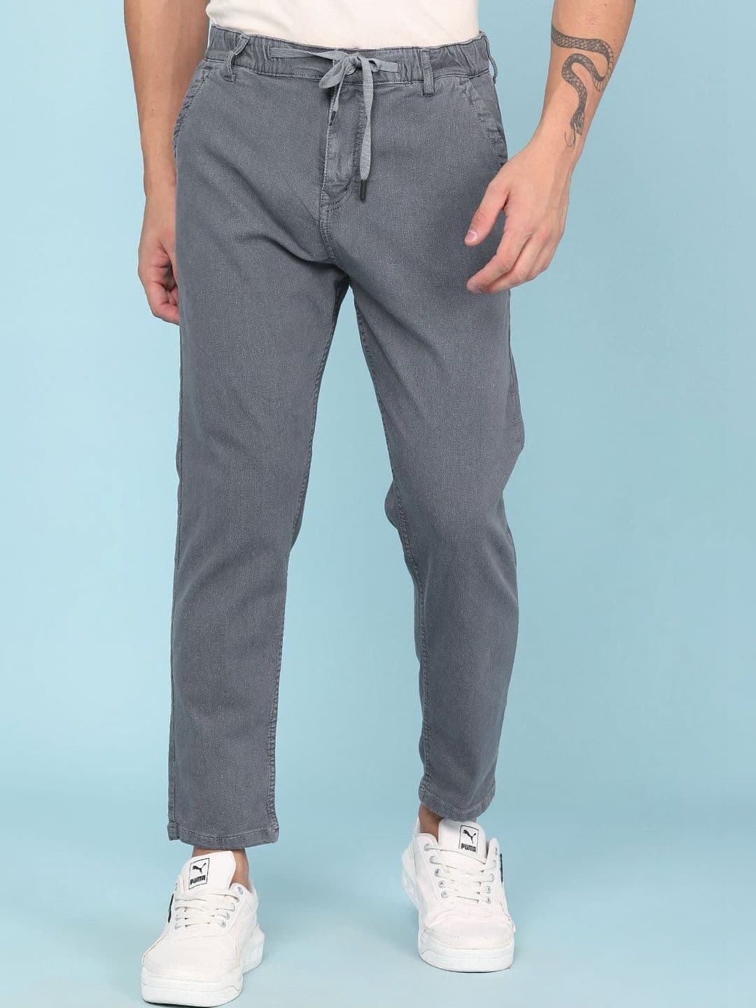 V-Mart Men Regular Fit Mid-Rise Jeans - view 1