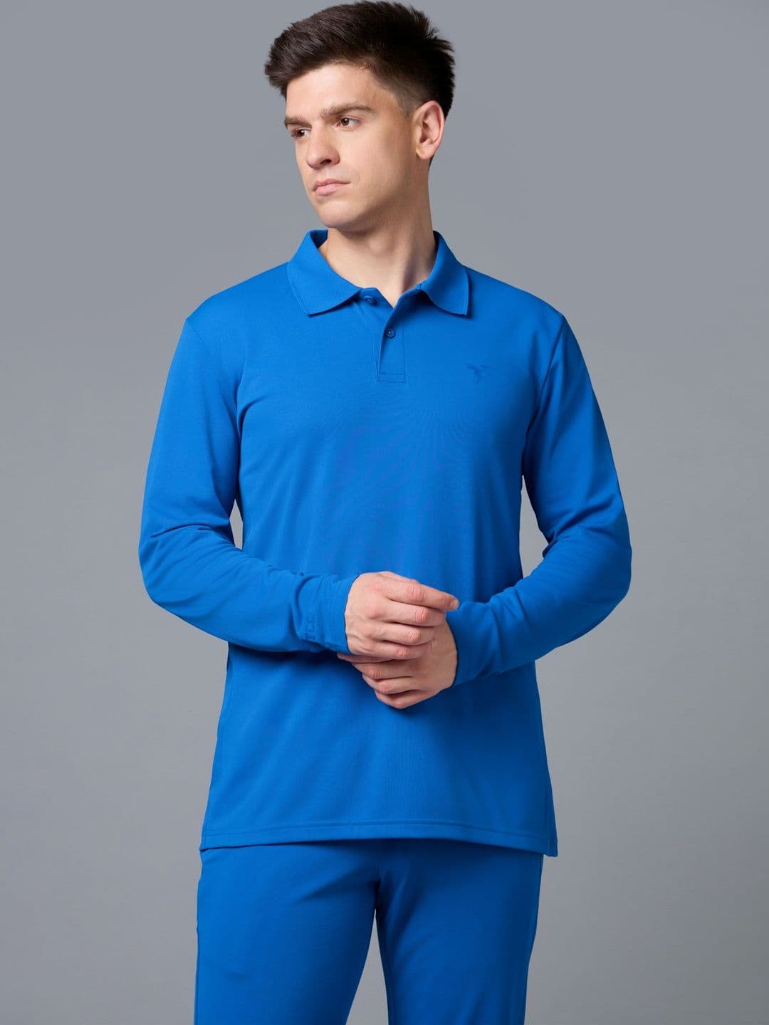 Technosport Men Polo Collar Slim Fit T-shirt - view 1