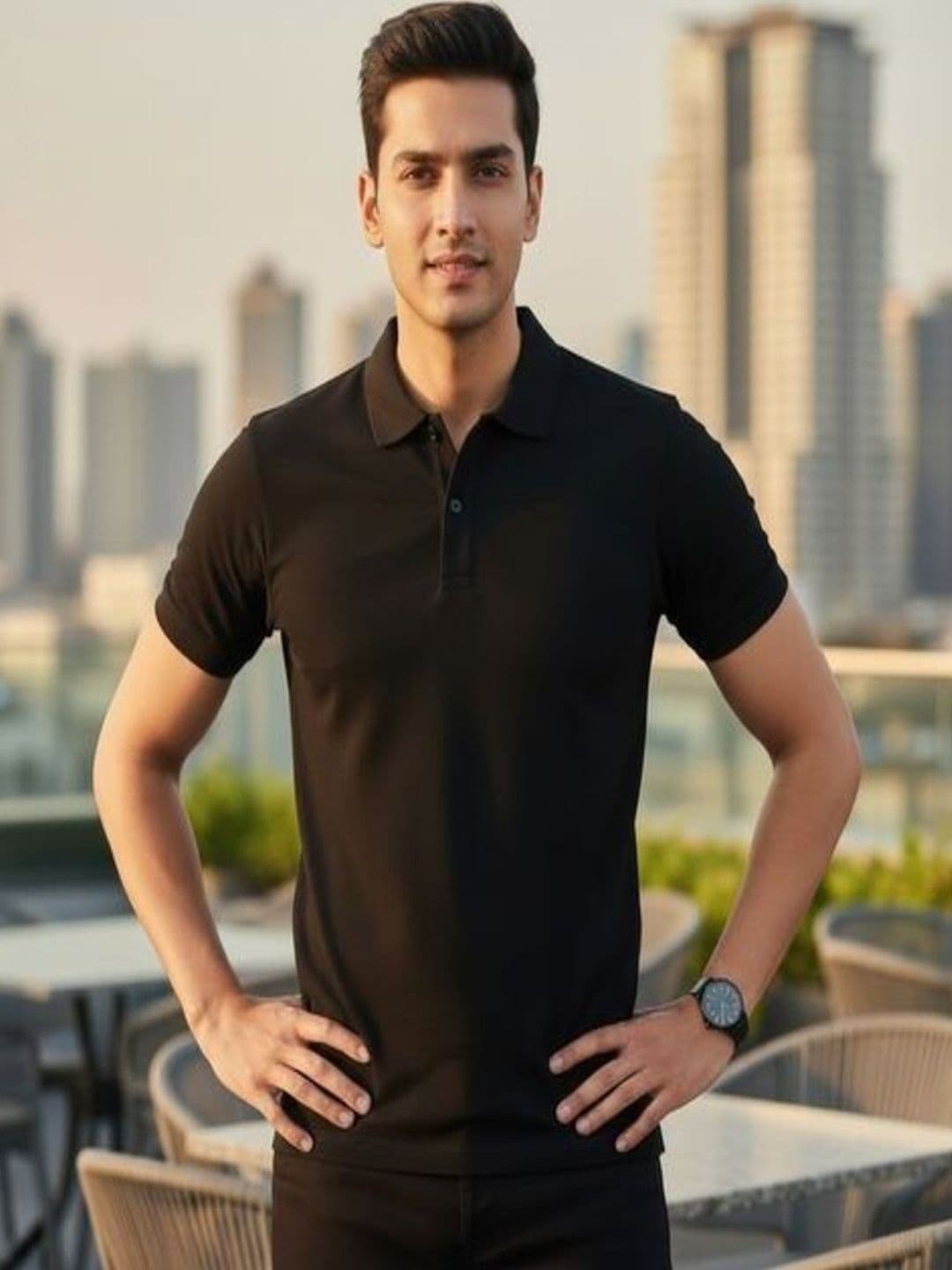 Onfleeks Men Polo Collar T-shirt - view 1