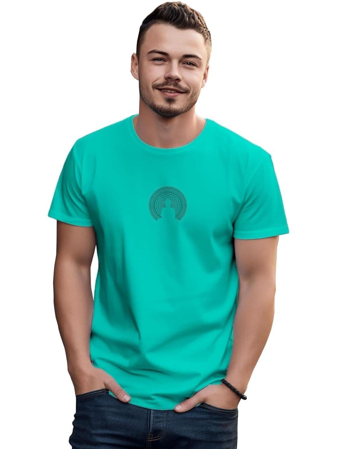 Sanaatani Men Graphic Printed Cotton T-shirt - view 1