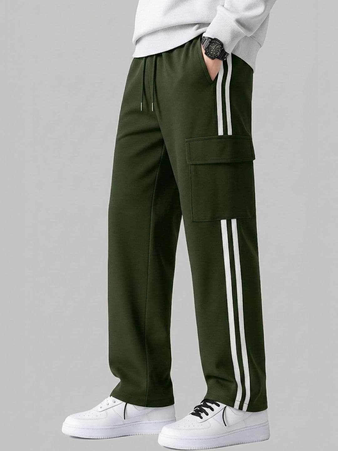 CHROVEL Men Relaxed Fit Training Track Pants - view 1