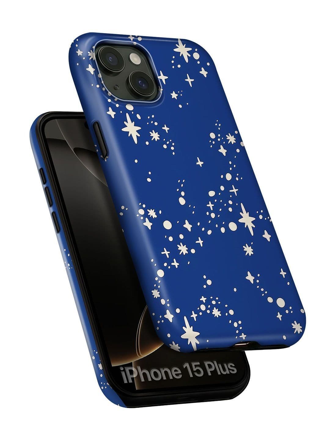 QRIOH Geometric Printed iPhone 15 Plus Back Case Mobile Accessories - view 1