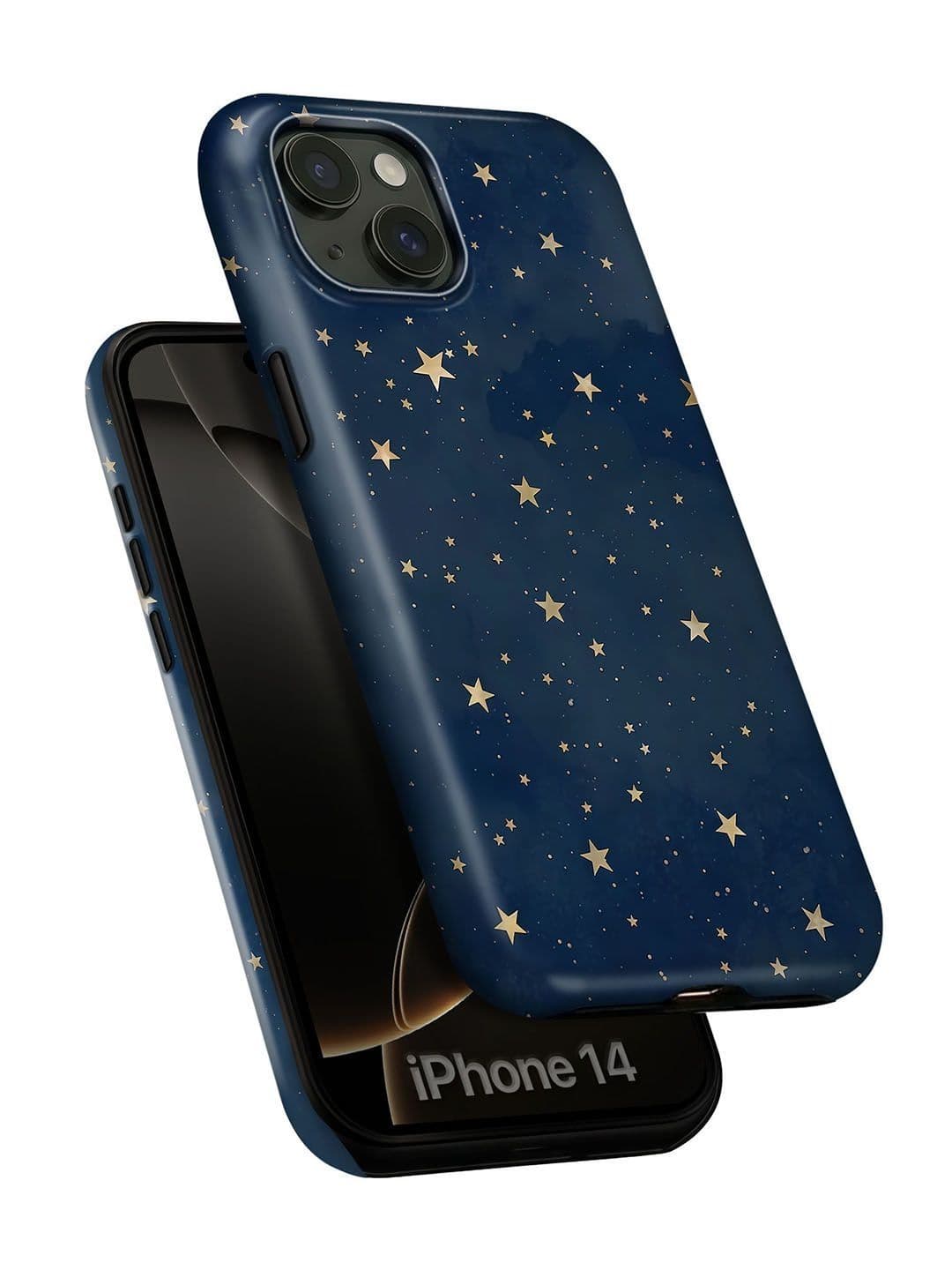 QRIOH Geometric Printed iPhone 14 Back Case Mobile Accessories - view 1