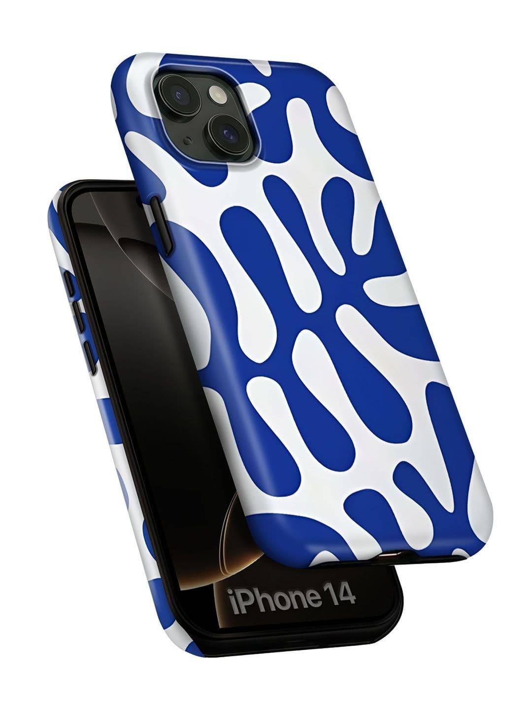 QRIOH Abstract Printed iPhone 14 Back Case Mobile Accessories - view 1