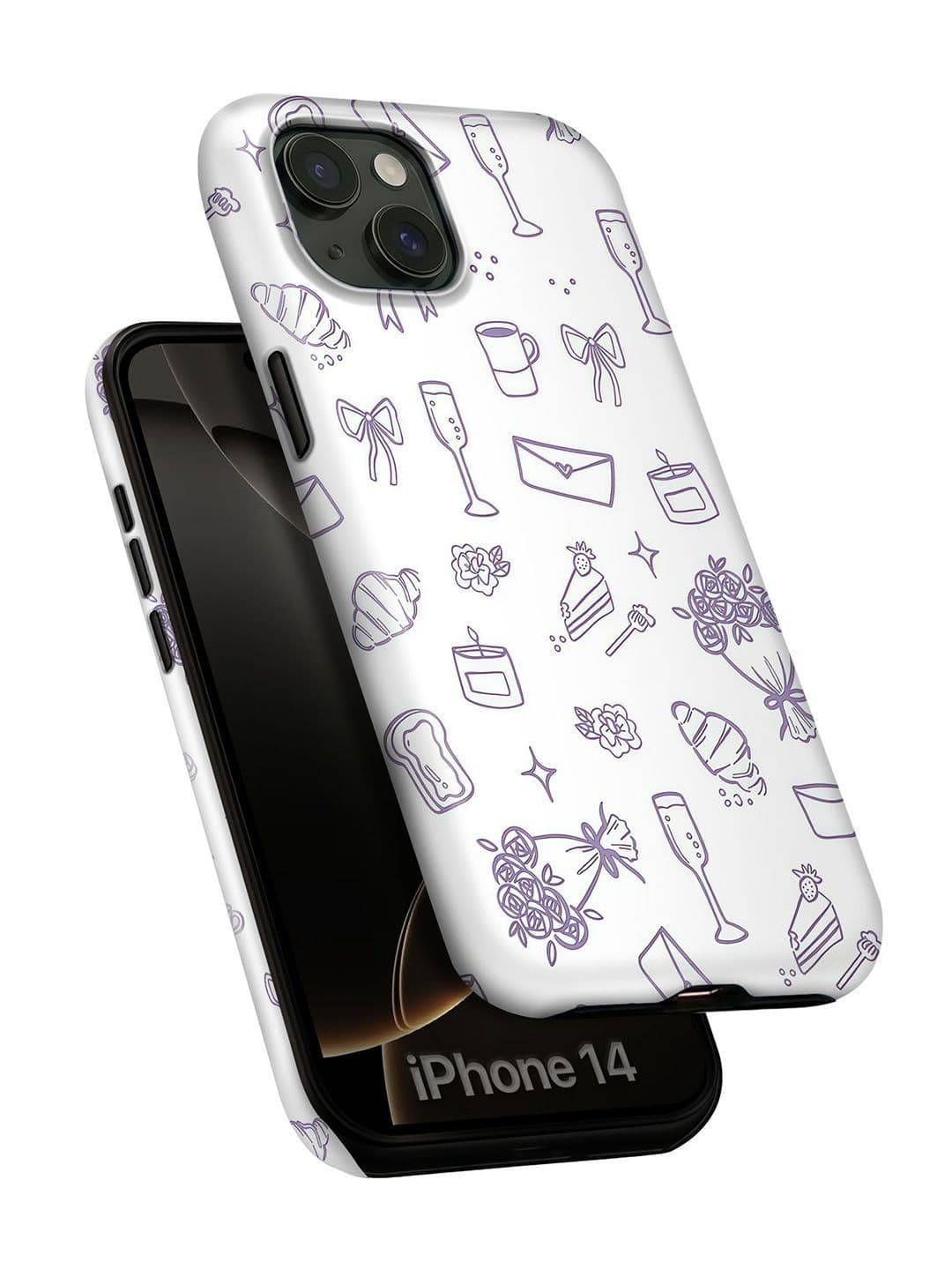 QRIOH Conversational Printed iPhone 14 Back Case Mobile Accessories - view 1