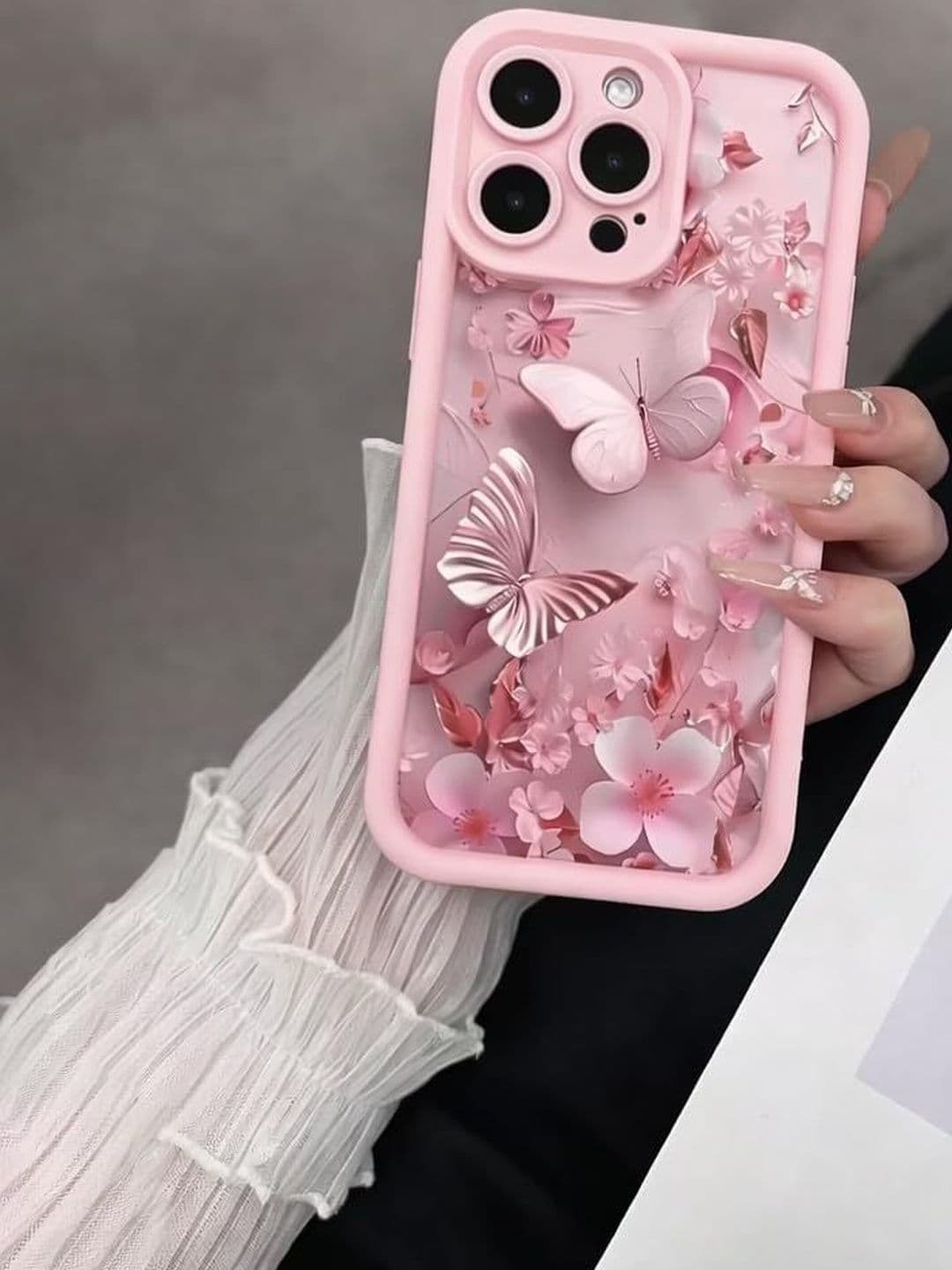 COVERLY Floral Printed iPhone 14 Pro Back Case Mobile Accessories - view 1