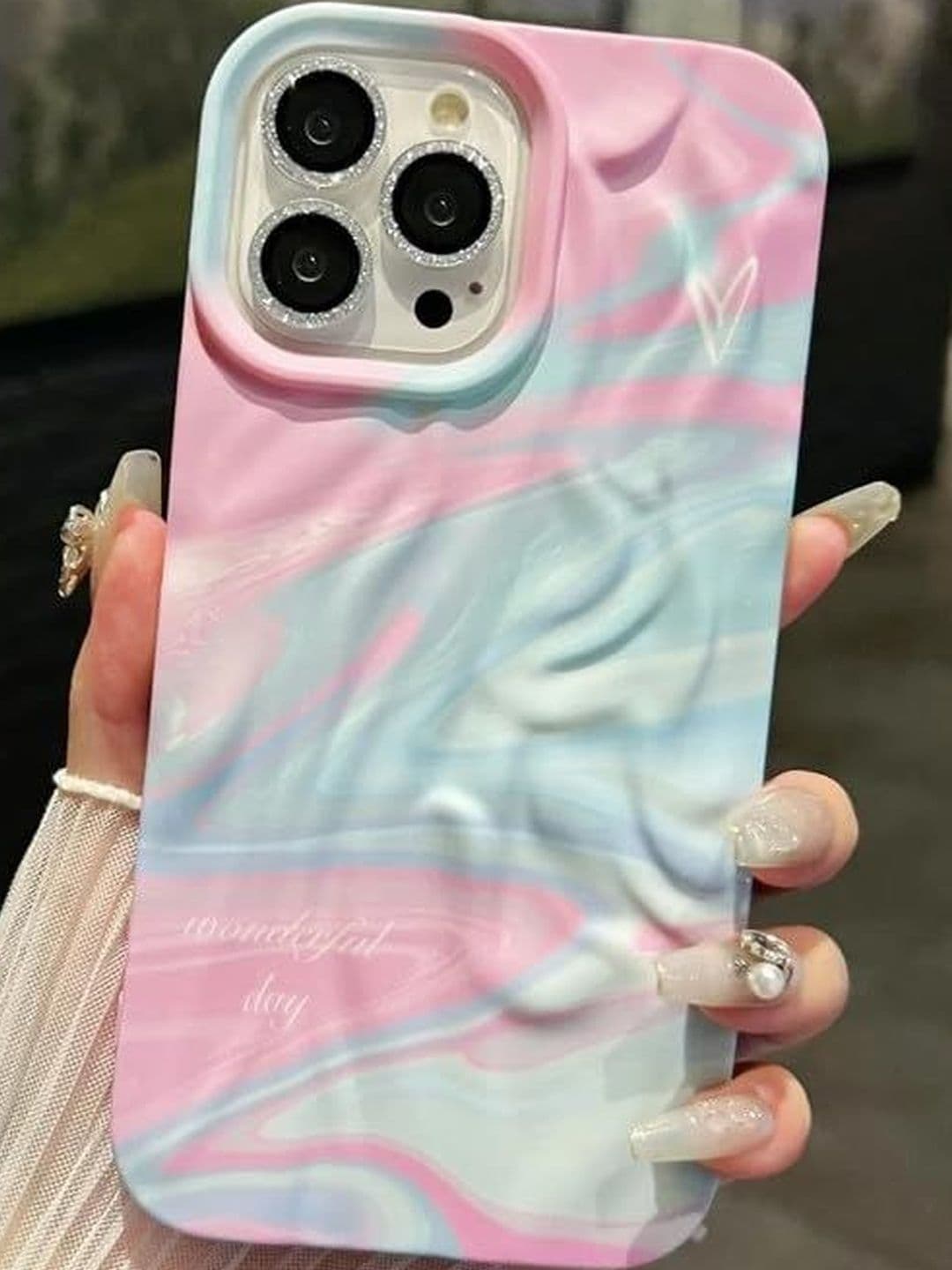 COVERLY Abstract Printed iPhone 15 Pro Back Case Mobile Accessories - view 1