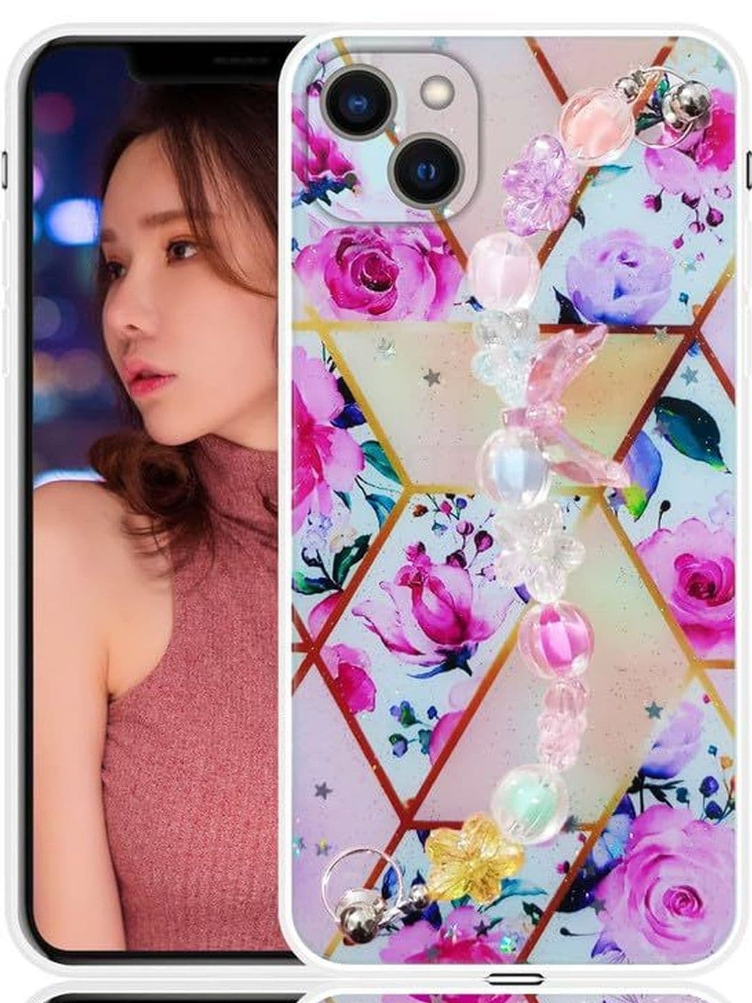 COVERLY Floral Printed iPhone X Back Case Mobile Accessories - view 1