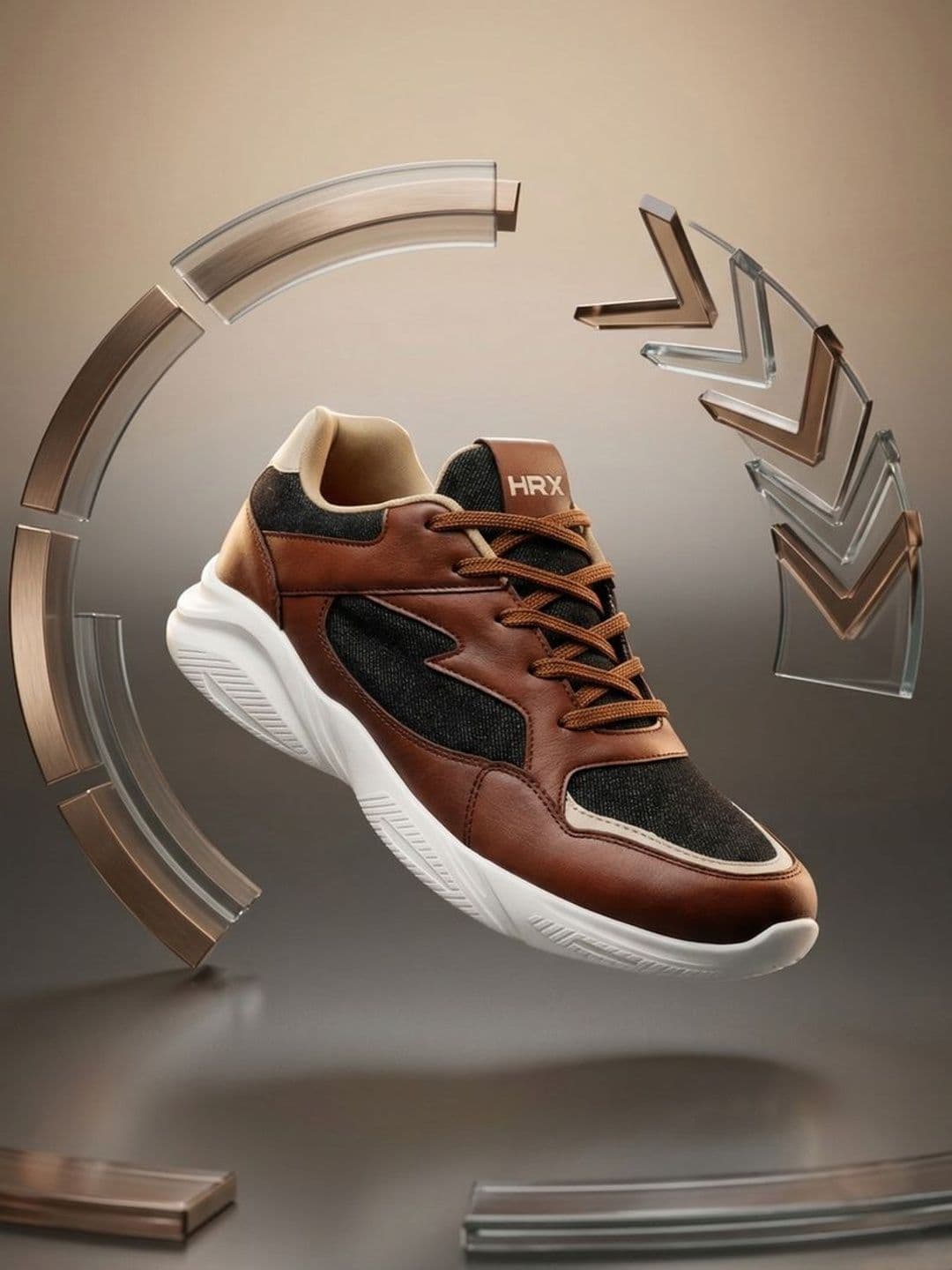 HRX by Hrithik Roshan Men Colourblocked Sneakers - view 1