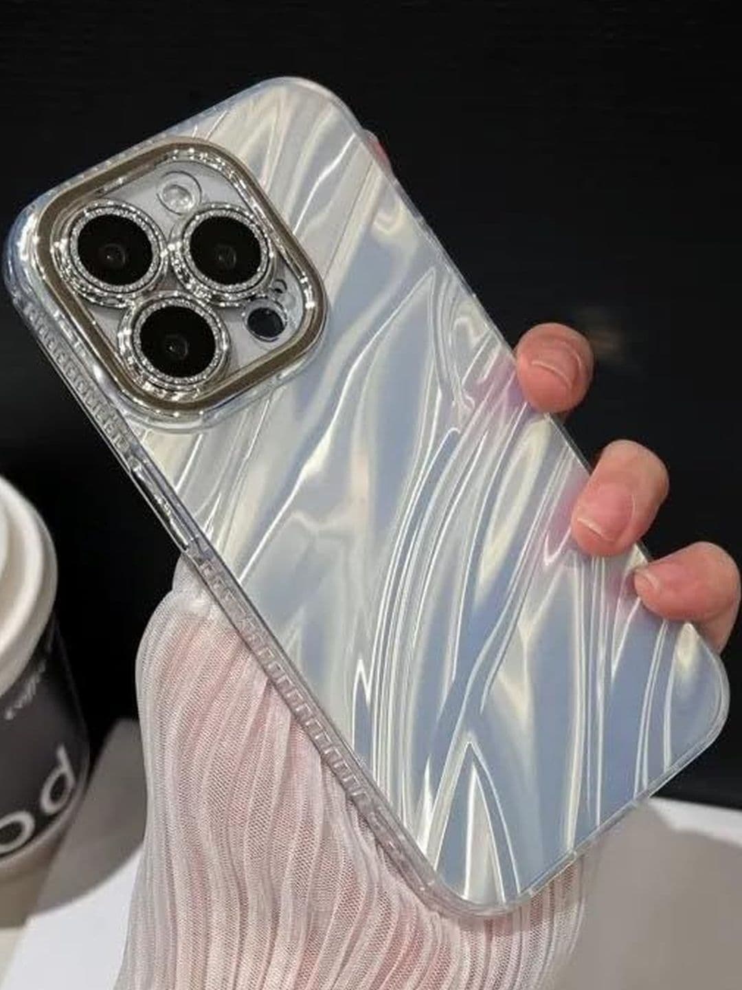 COVERLY Abstract Printed iPhone 13 Pro Max Back Case Mobile Accessories - view 1