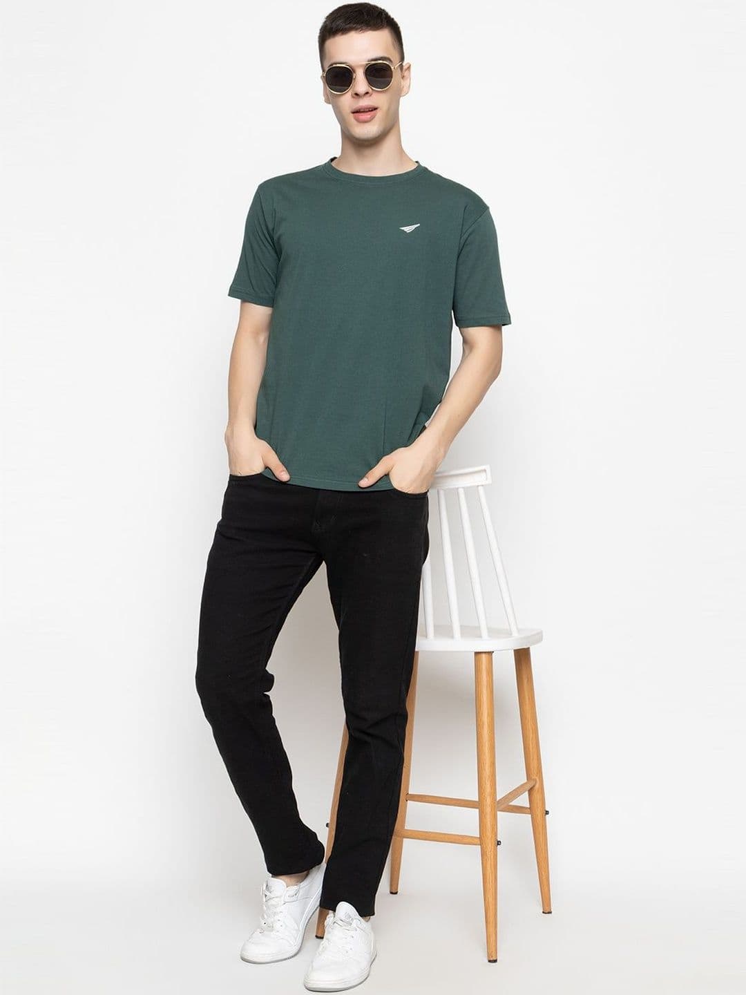 Oakmans Men Brand Logo Printed T-shirt - view 1