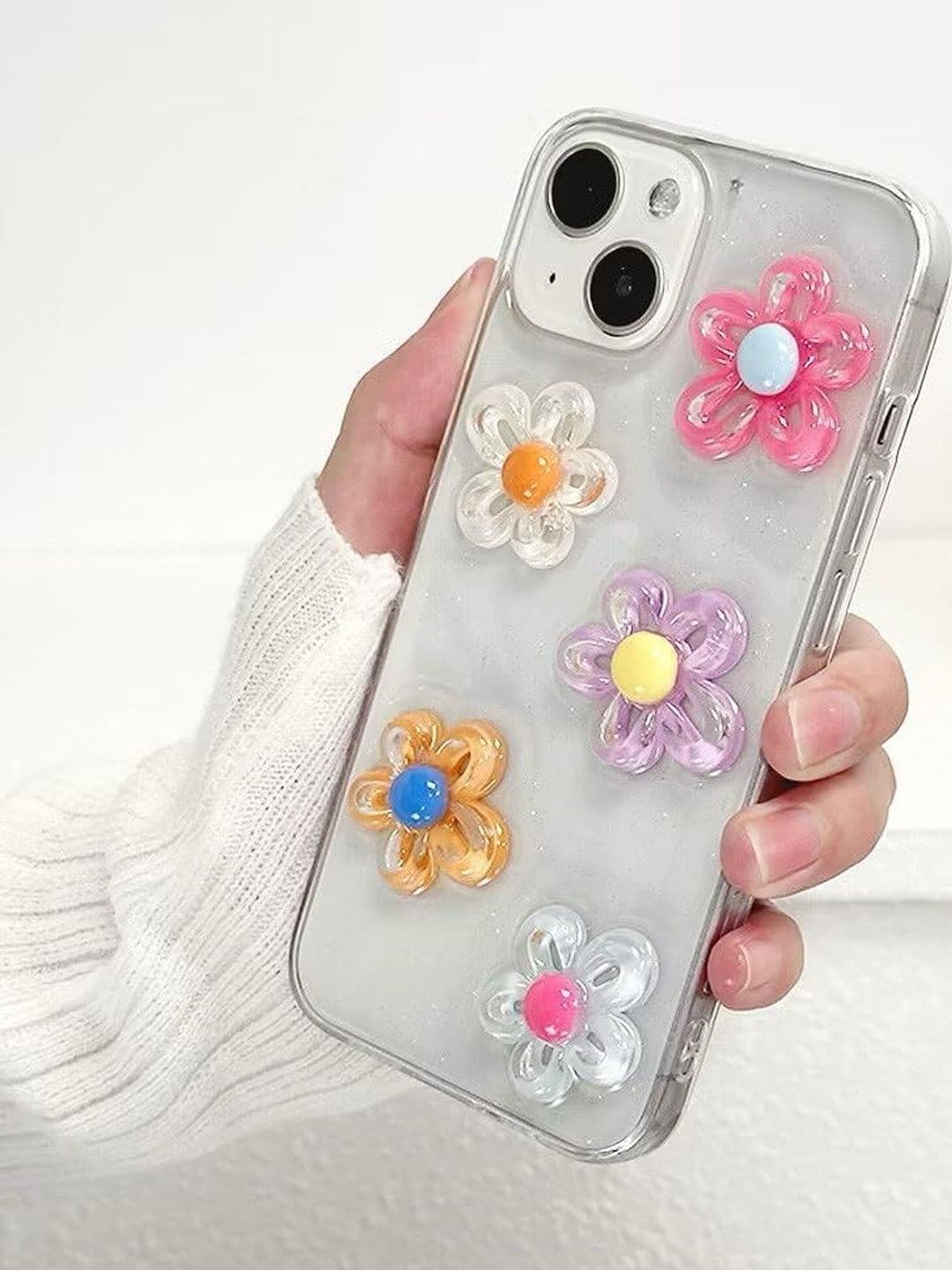 COVERLY Floral Printed iPhone 13 Back Case Mobile Accessories - view 1