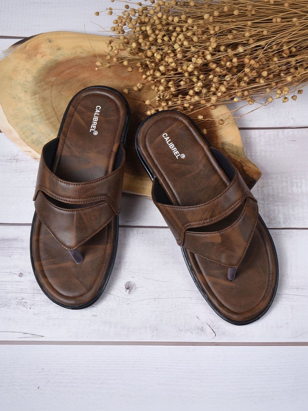 CALIBREL Men Thong Flip-Flops - view 1