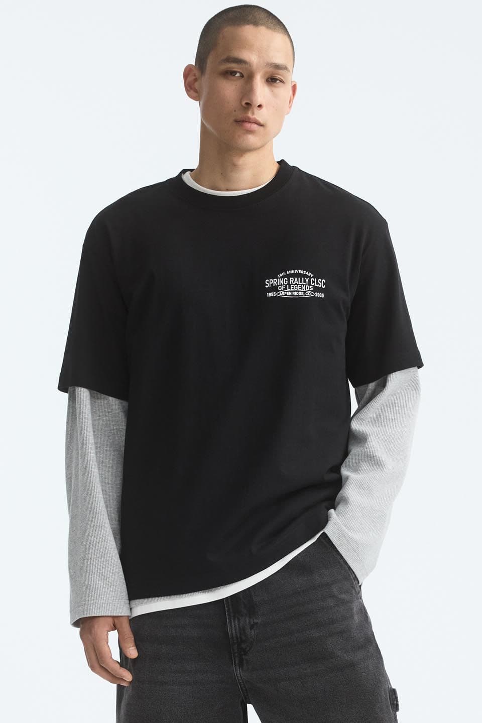 H&M Loose Fit Printed T-shirt - view 1