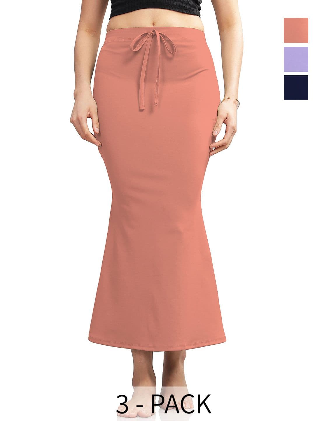 CALBONE Pack Of 3 High Rise Saree Shapewear - view 1