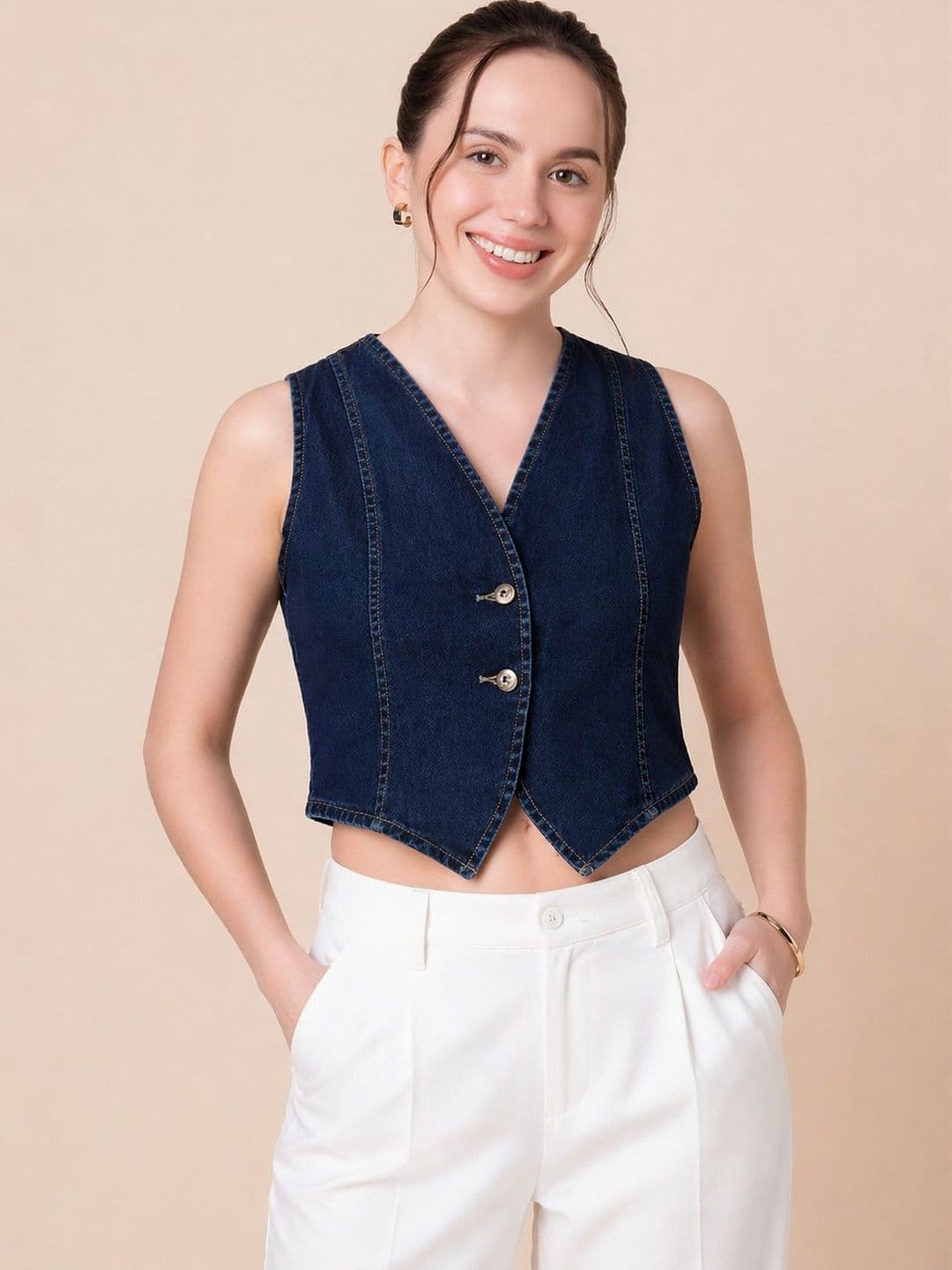 Style Quotient Women Lightweight Crop Jacket - view 1