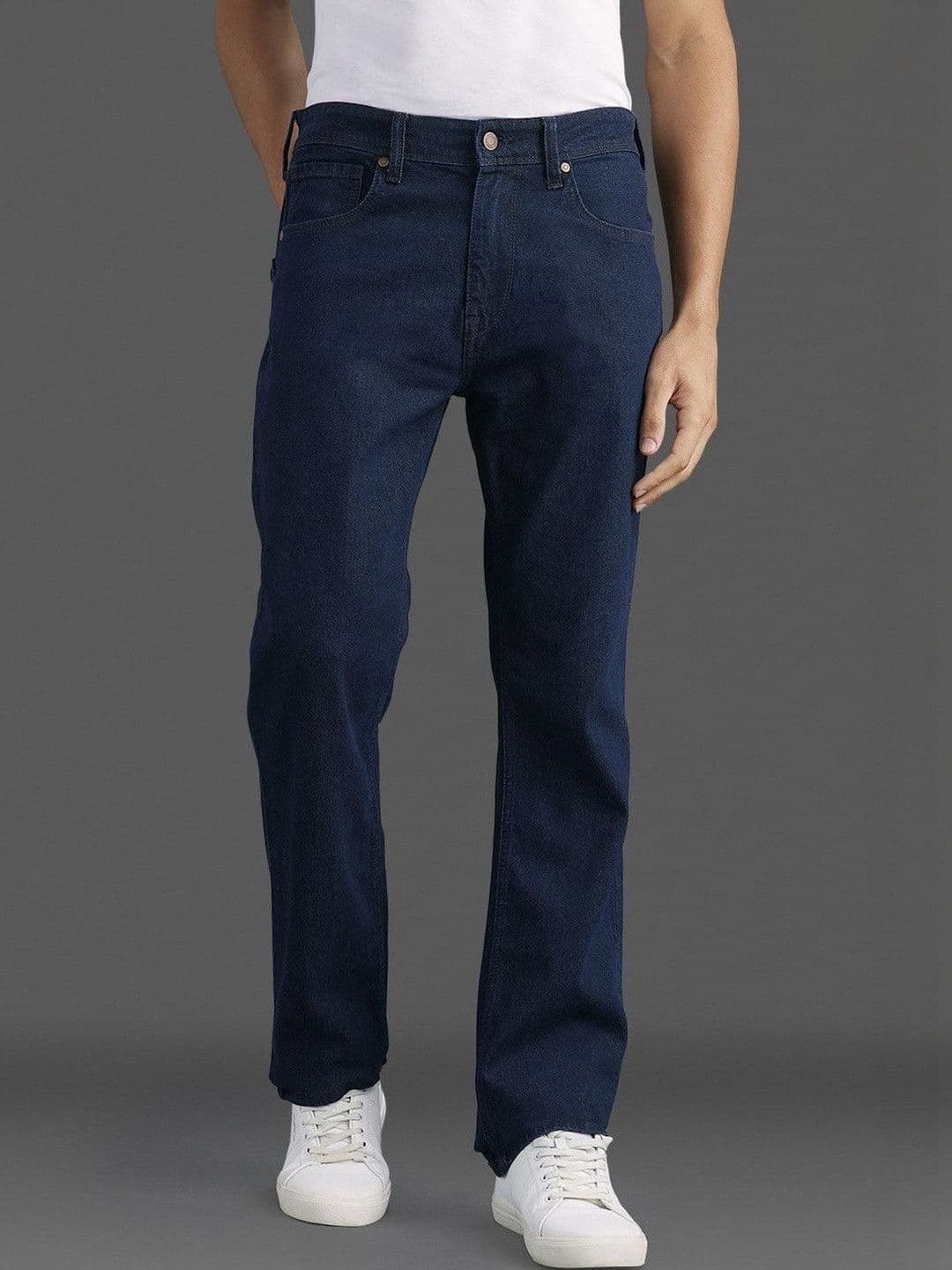 Pepe Jeans Men Holborne Straight Fit Mid-Rise Light Fade Stretchable Jeans - view 1